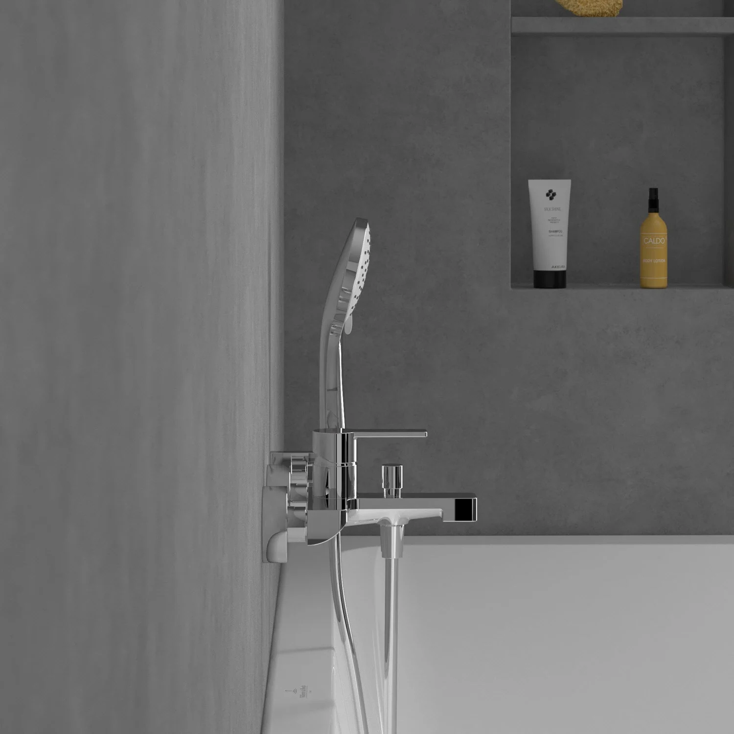 Villeroy & Boch Architectura Einhebel-Badewannenarmatur Bild 4