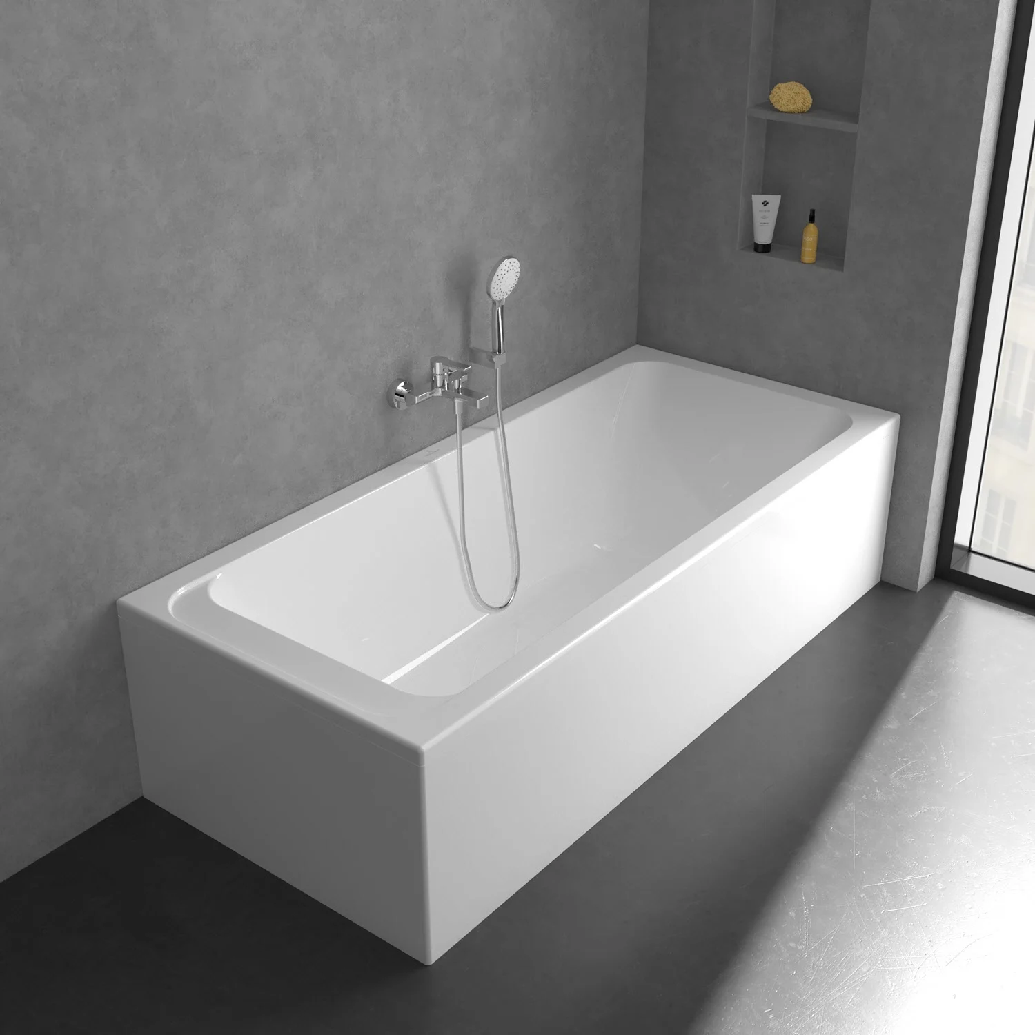 Villeroy & Boch Architectura Einhebel-Badewannenarmatur Bild 8