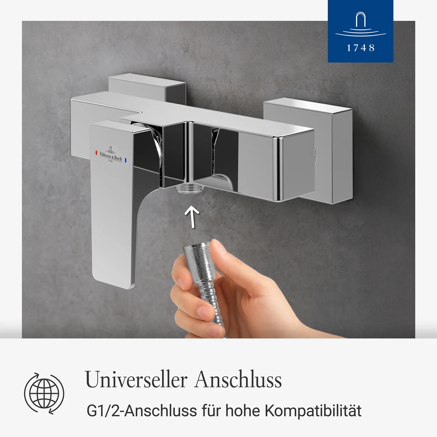 Villeroy & Boch Architectura Square Einhebel-Duscharmatur Bild 6