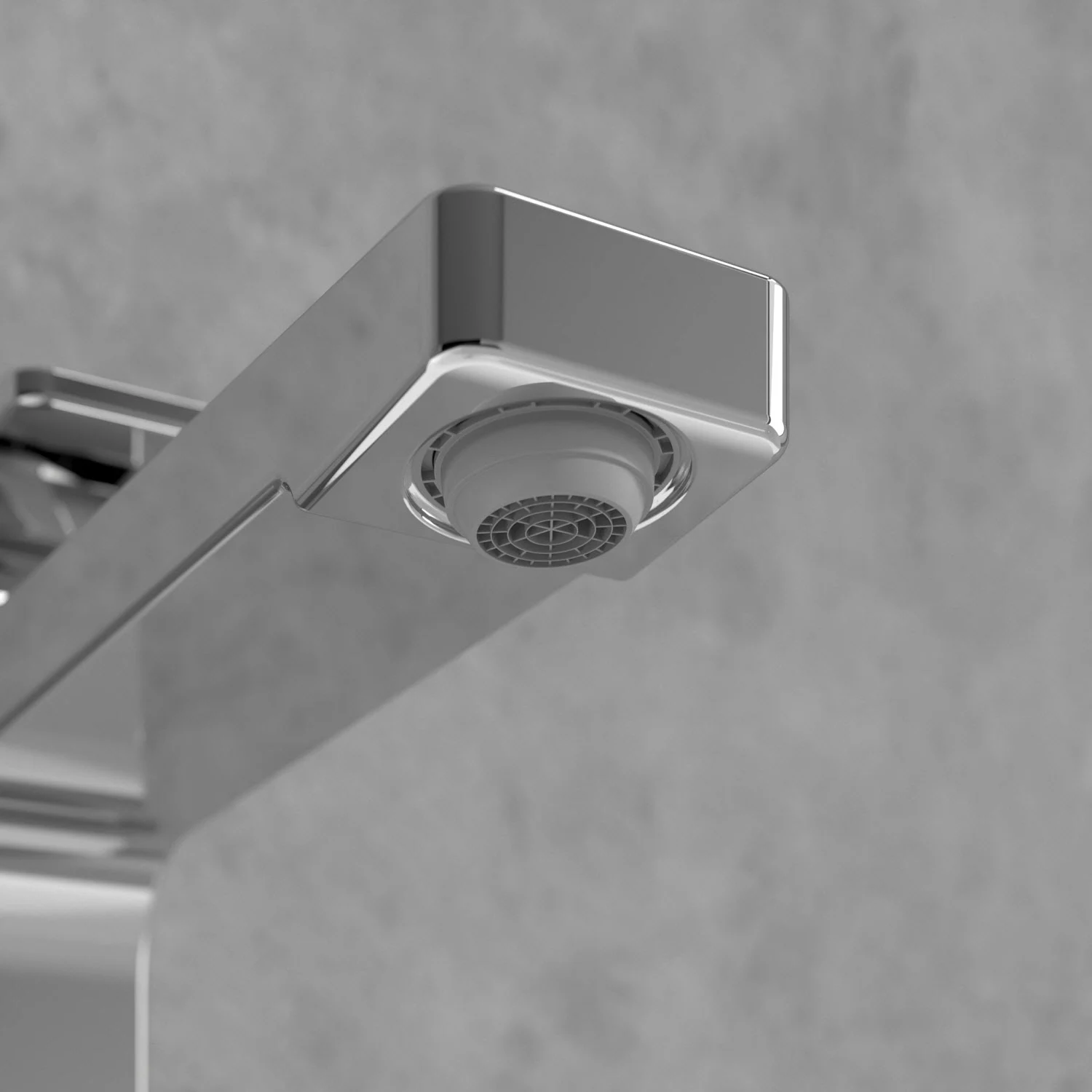 Zbliżenie na spód kranu, Villeroy & Boch