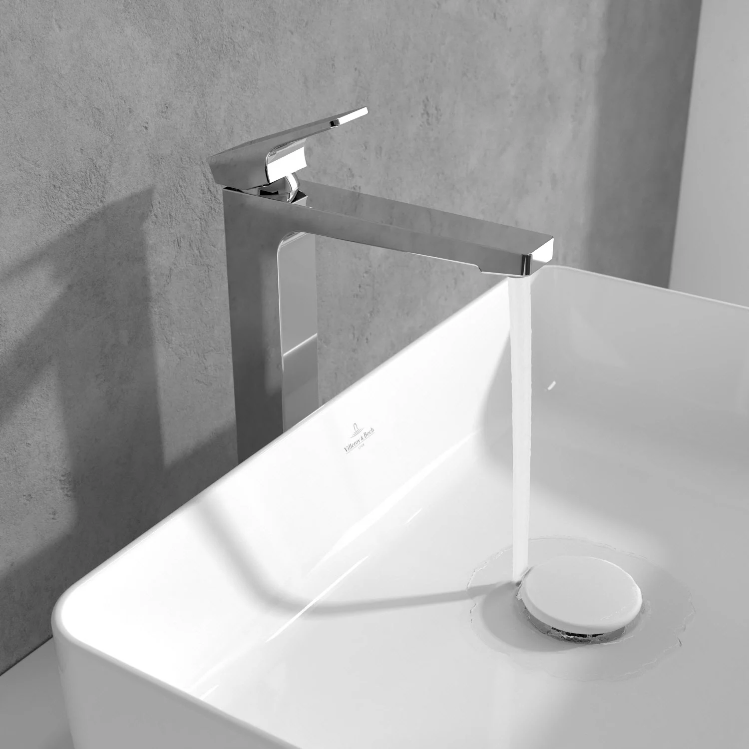Woda płynąca z kranu do umywalki, Villeroy & Boch