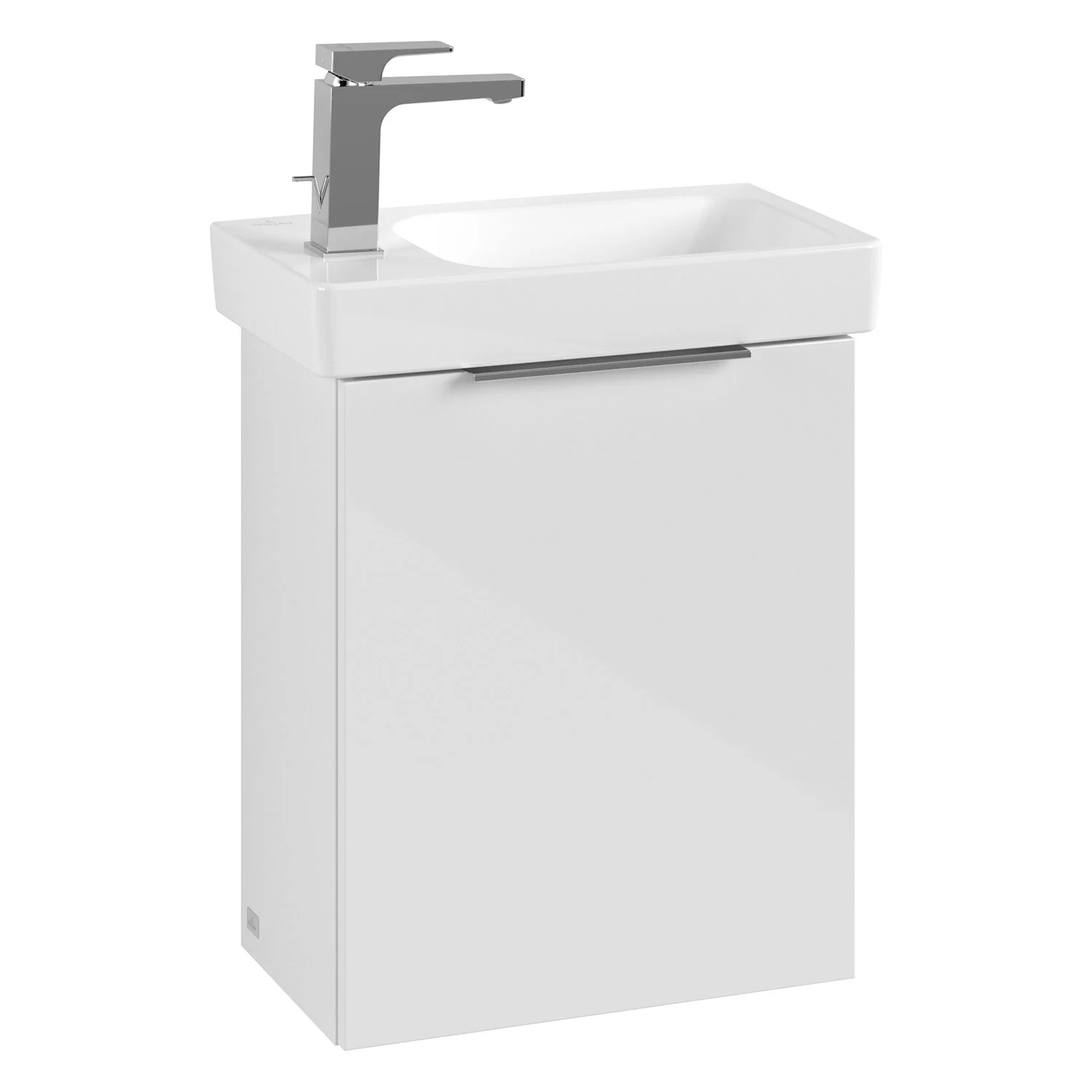 Szafka pod umywalkę w białym kolorze, widok z przodu, Villeroy & Boch