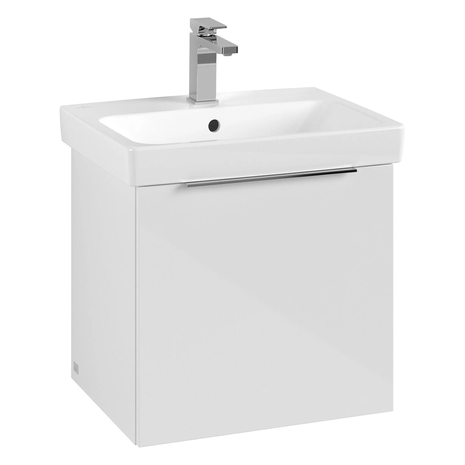 Szafka pod umywalkę w białym kolorze widok z przodu, Villeroy & Boch