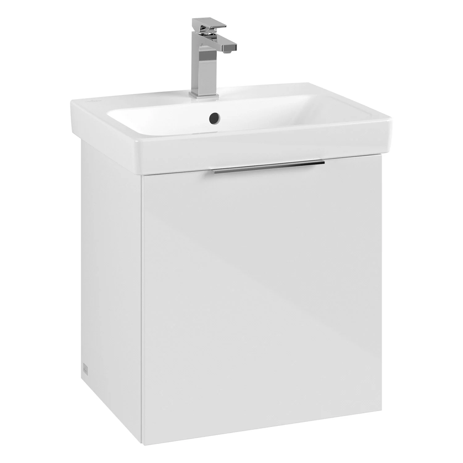 Szafka pod umywalkę w białym kolorze widok z przodu, Villeroy & Boch
