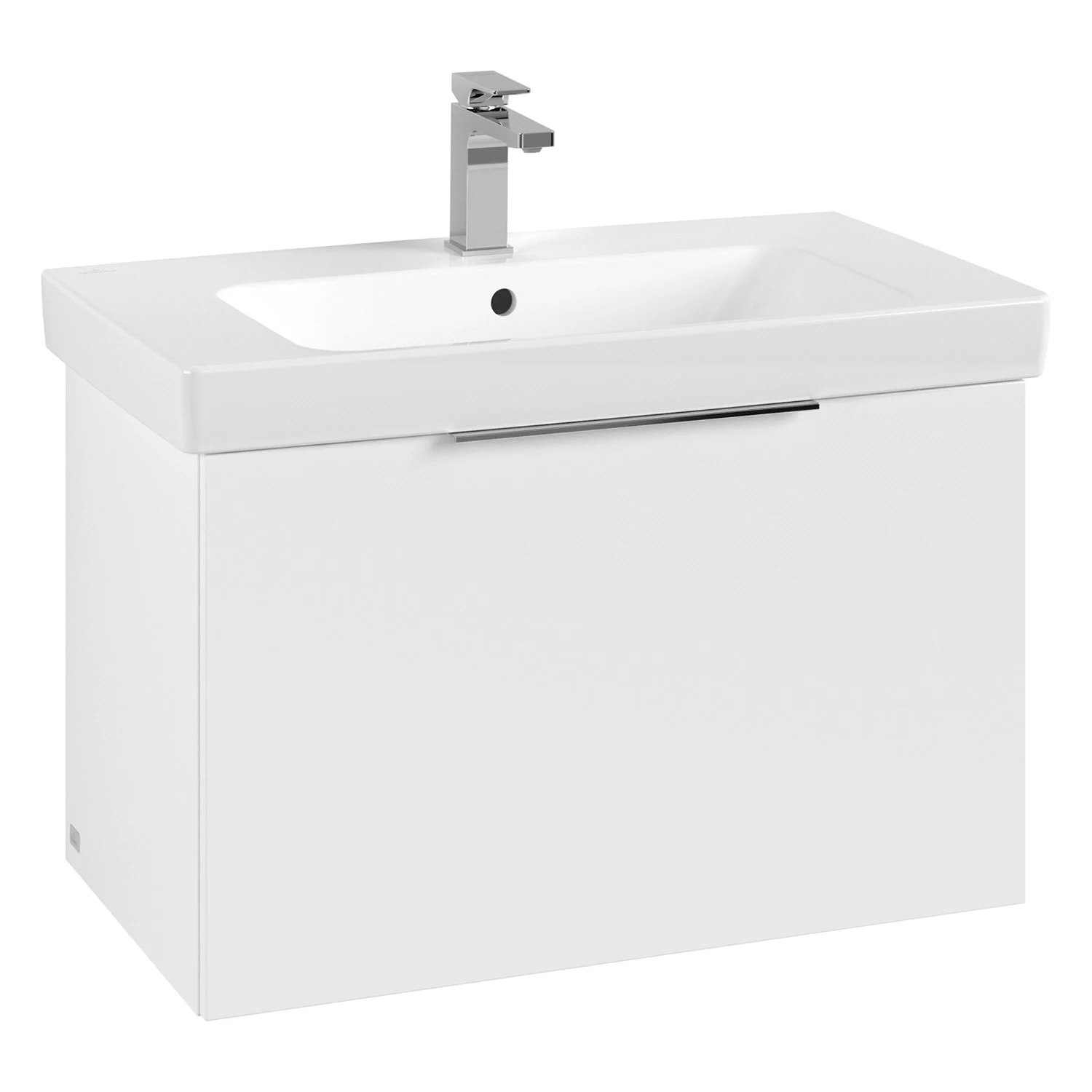 Biała umywalka, widok z przodu, Villeroy & Boch