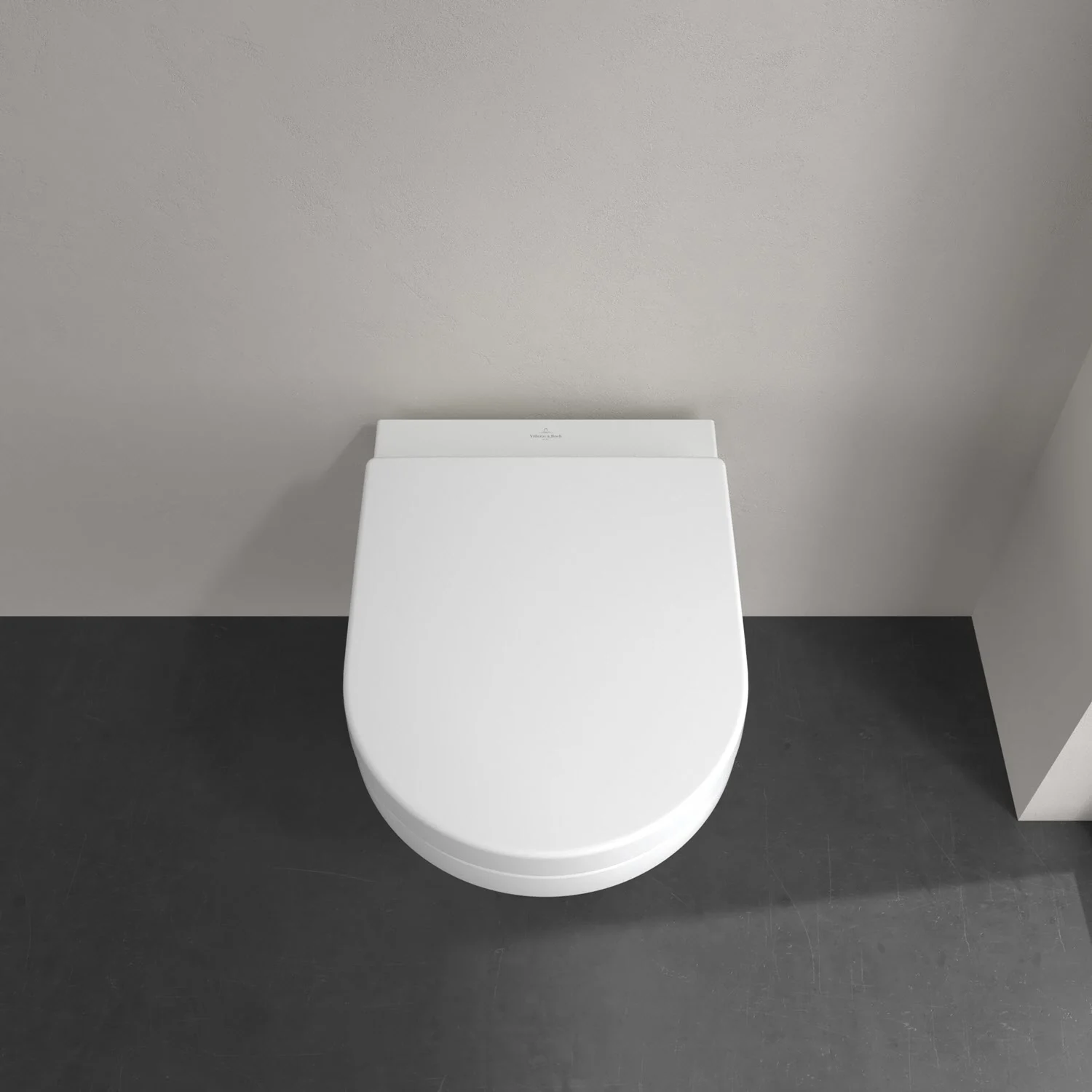 Wisząca toaleta widok z góry biała, Villeroy & Boch