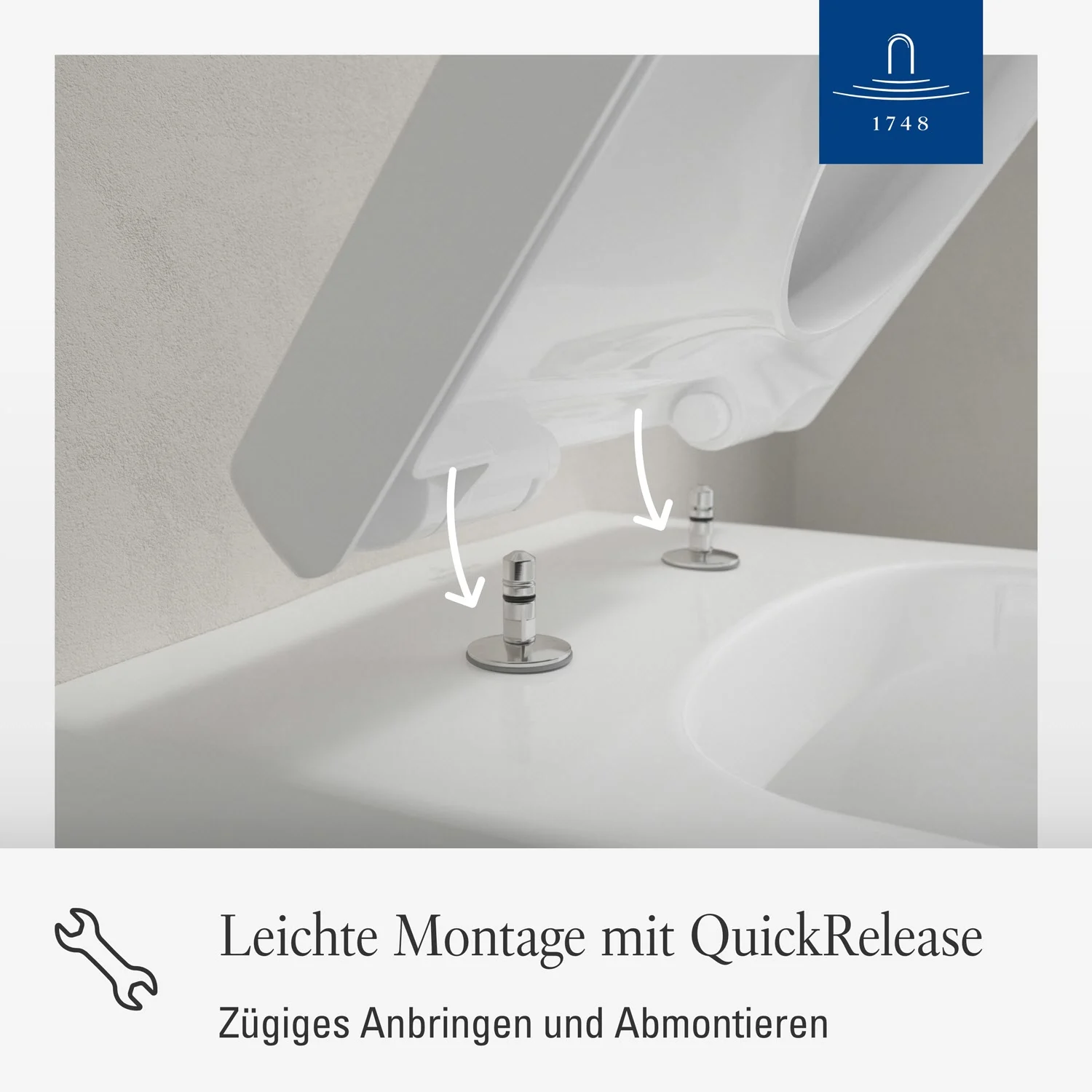 Villeroy & Boch Architectura WC-Sitz mit Quick-Release und Softclose Bild 4