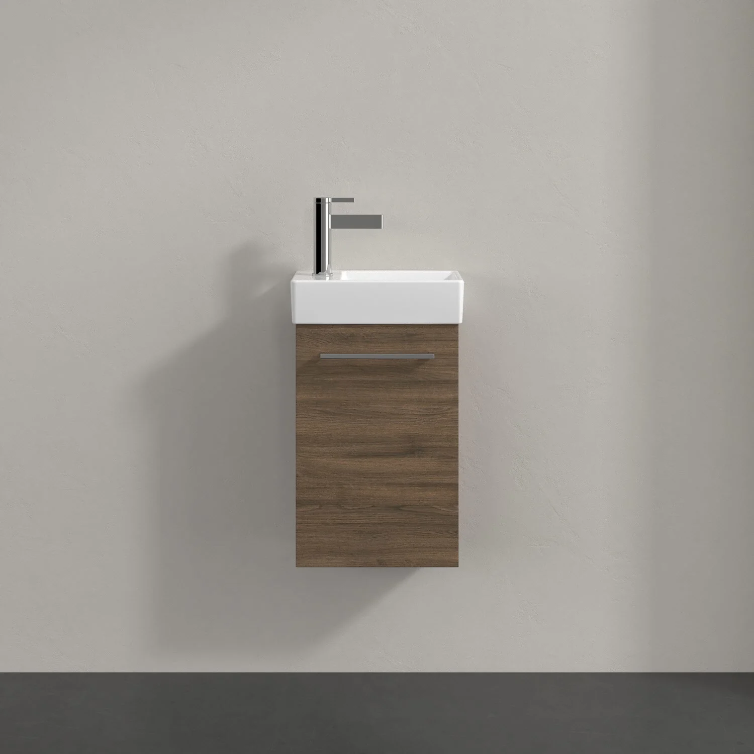 Umywalka Villeroy & Boch Avento z szafką podumywalkową 36 cm, 1 drzwiczka, zawias po prawej stronie Zdjęcie 7