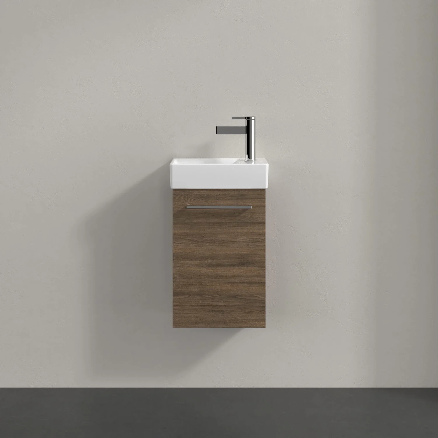 Umywalka Villeroy & Boch Avento z szafką podumywalkową 36 cm, 1 drzwiczka, zawias po prawej stronie Zdjęcie 7