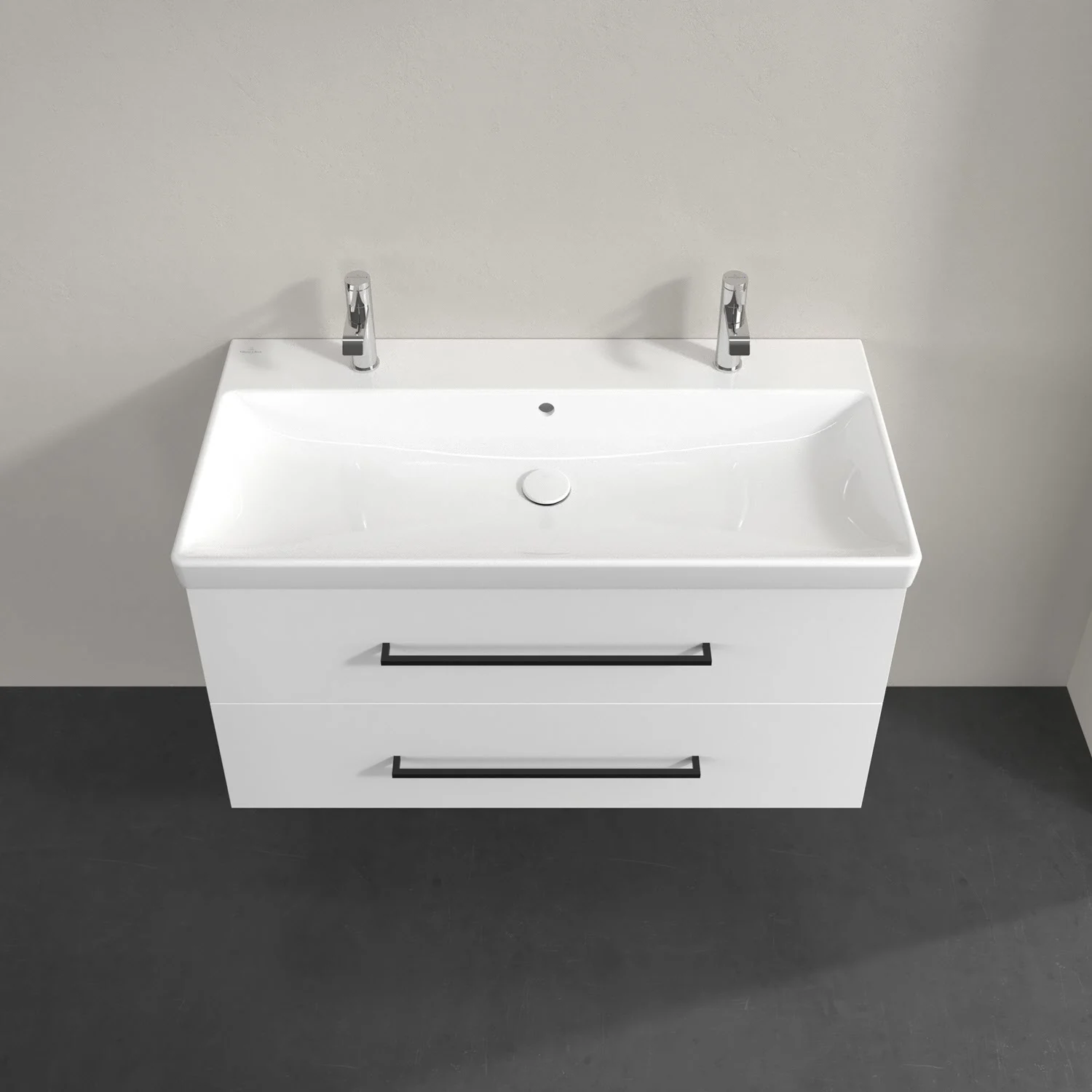 Umywalka Villeroy & Boch Avento z szafką podumywalkową 100 cm, 2 szuflady Zdjęcie 4
