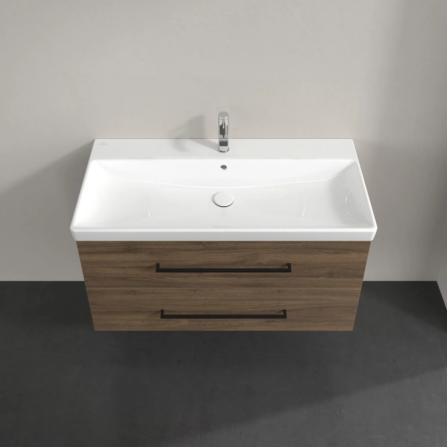 Umywalka Villeroy & Boch Avento z szafką podumywalkową 100 cm, 2 szuflady Zdjęcie 4