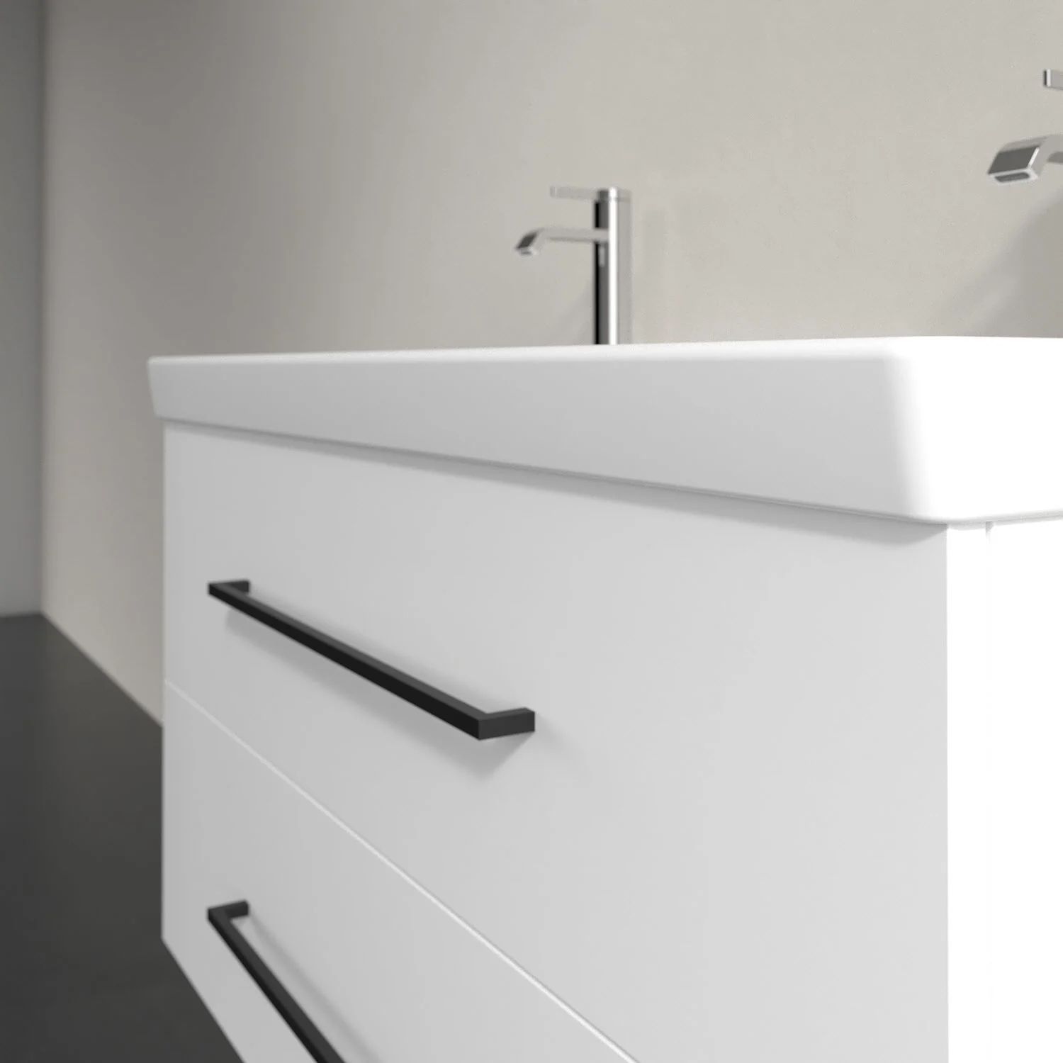 Umywalka Villeroy & Boch Avento z szafką podumywalkową 100 cm, 2 szuflady Zdjęcie 3