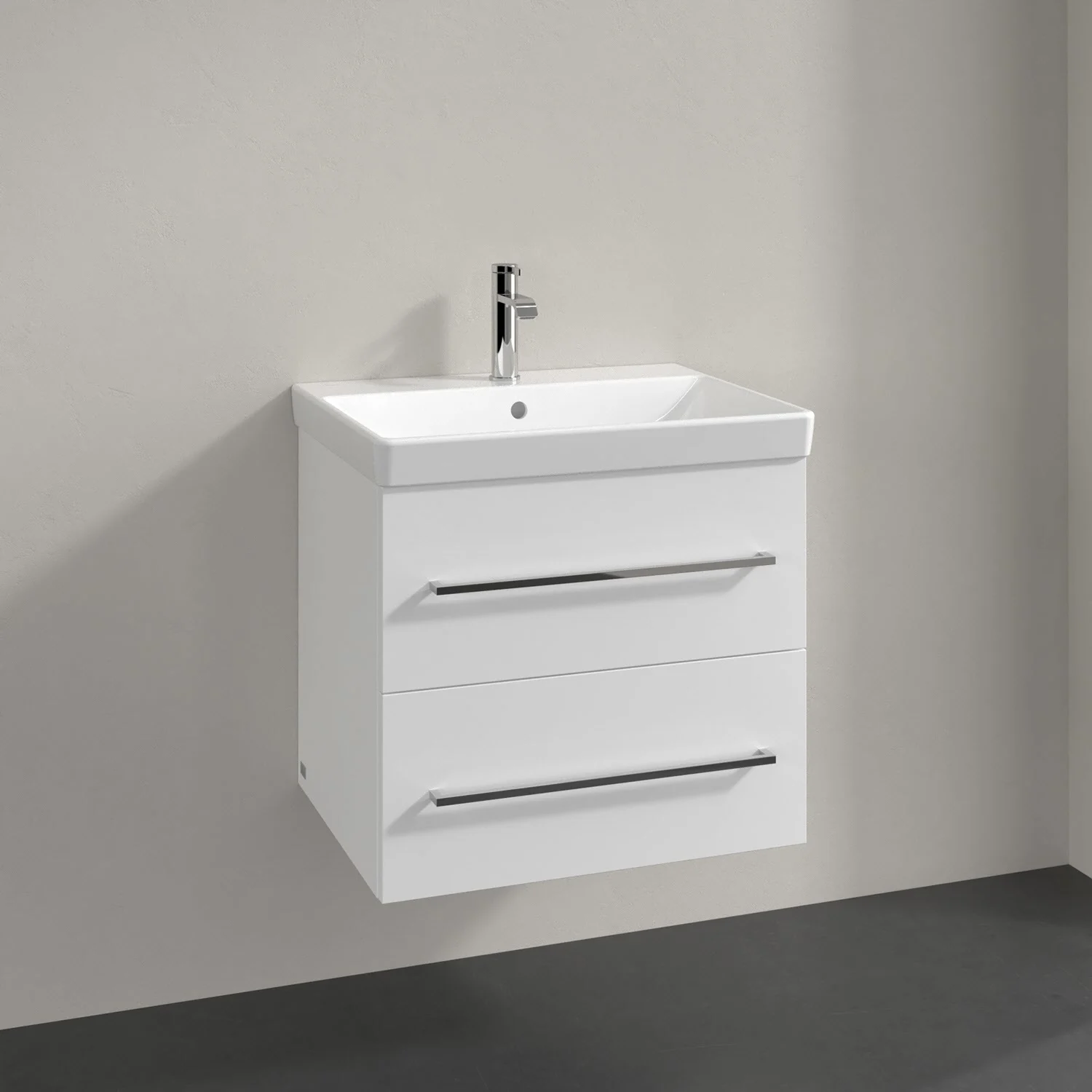 Villeroy & Boch Avento Waschtisch mit Unterschrank 60 cm, 2 Auszüge