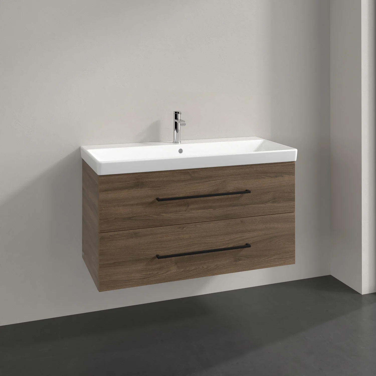 Umywalka Villeroy & Boch Avento z szafką podumywalkową 100 cm, 2 szuflady