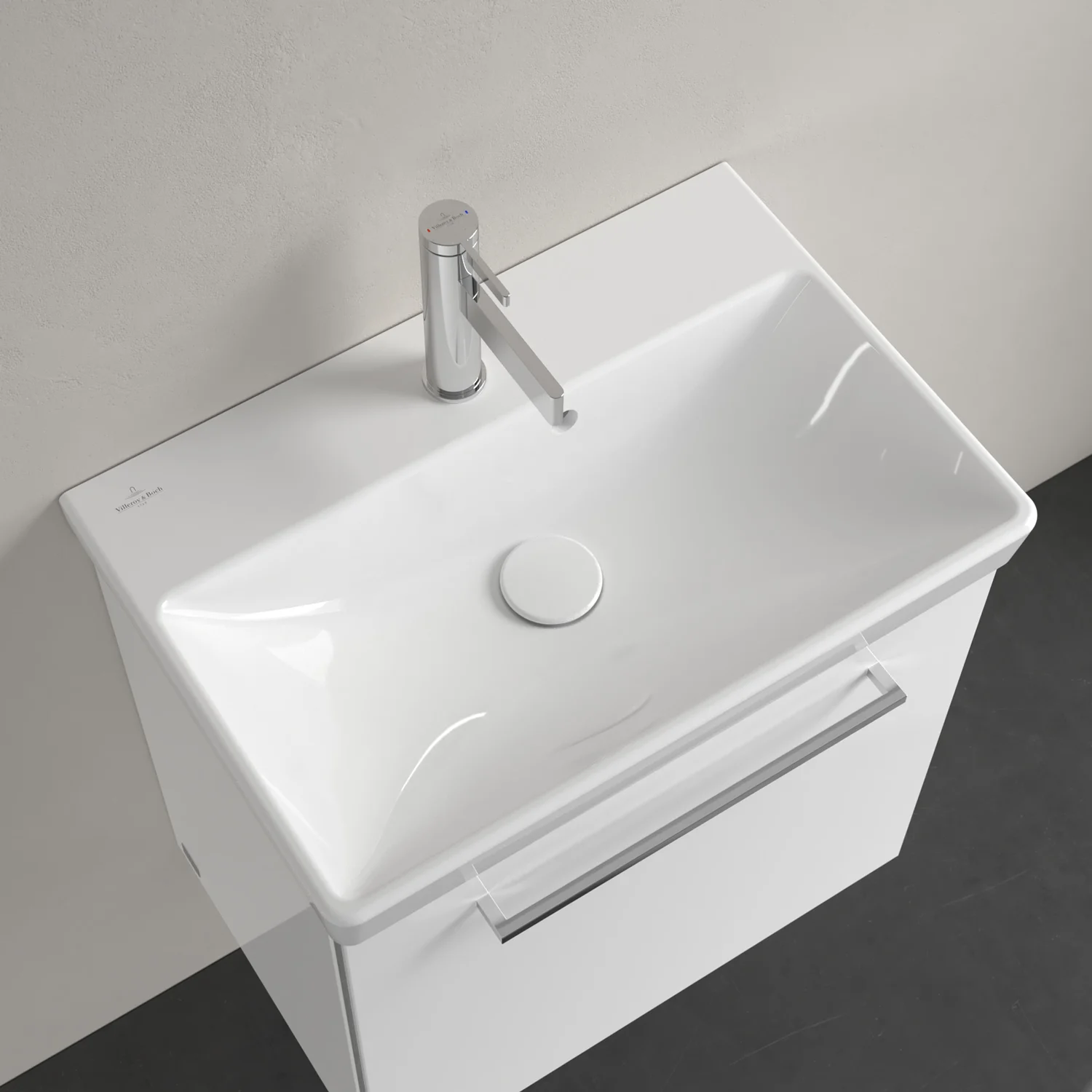Villeroy & Boch Avento Waschtisch 55 x 37 cm, mit Überlauf