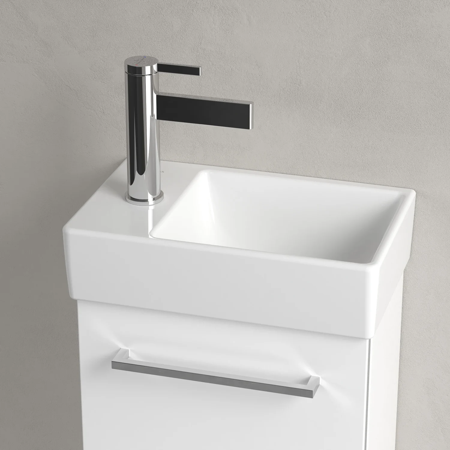 Villeroy & Boch Avento Handwaschbecken 36 x 22 cm, Becken rechts, ohne Überlauf Bild 4