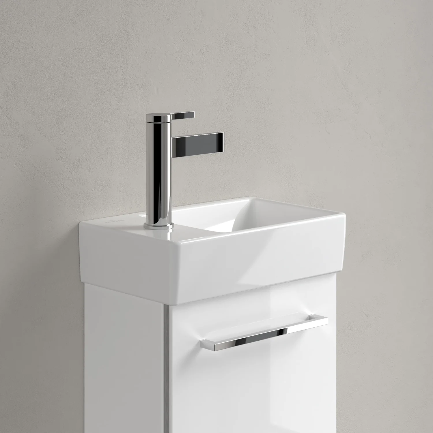 Villeroy & Boch Avento Handwaschbecken 36 x 22 cm, Becken rechts, ohne Überlauf Bild 6