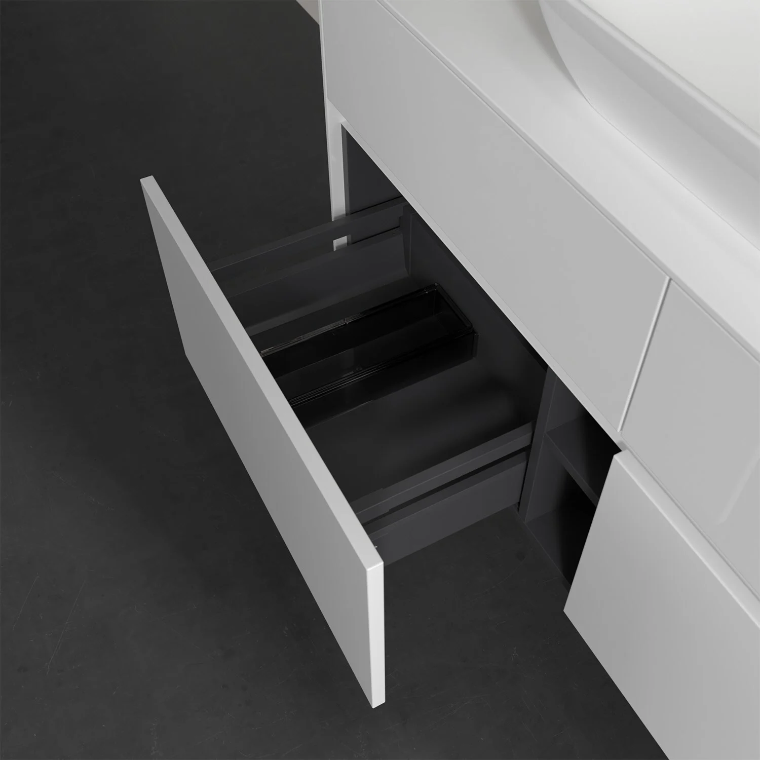 Villeroy & Boch Collaro Waschtischunterschrank 120 x 50 cm, mit 4 Auszügen und LED-Beleuchtung für Venticello Waschtisch Bild 7