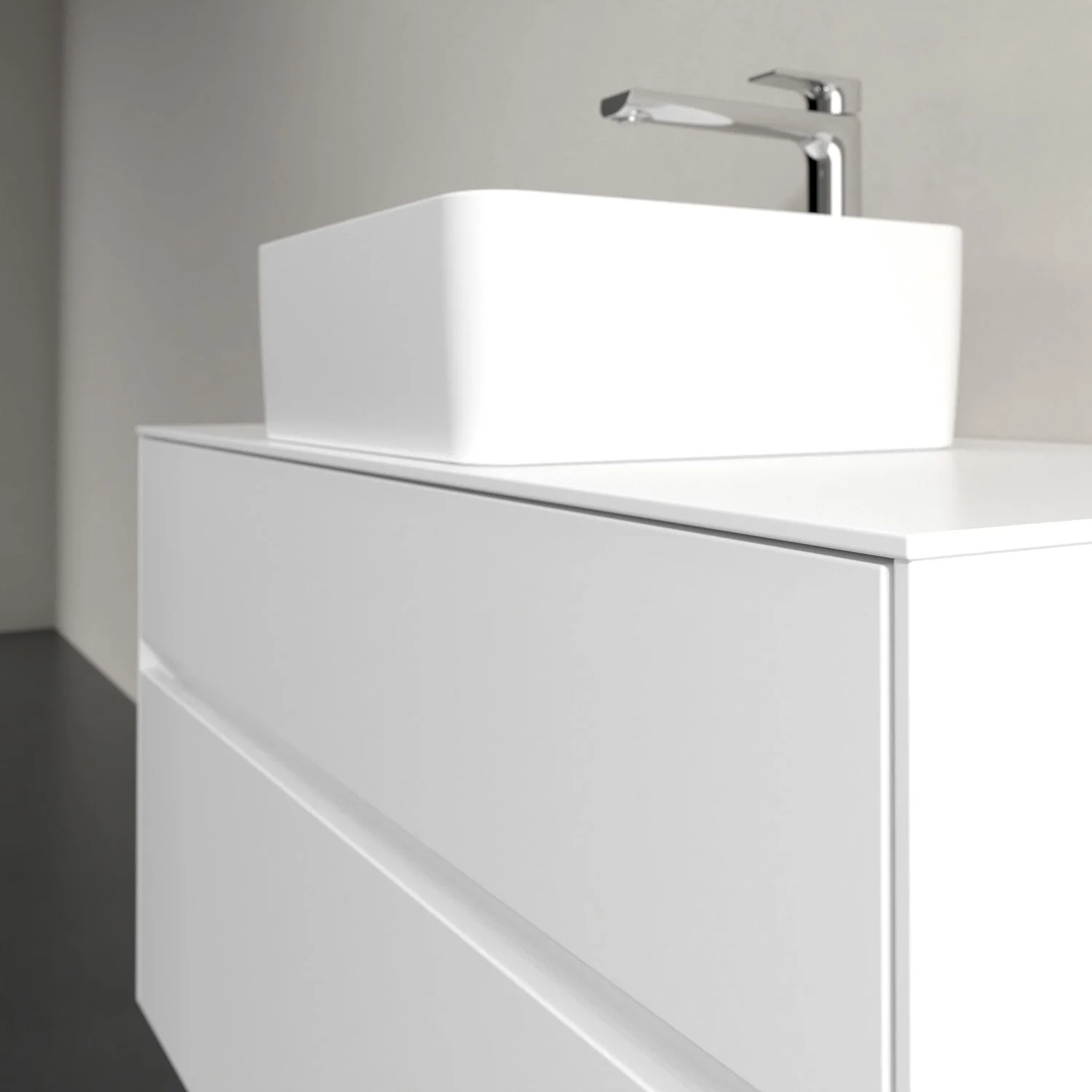 Villeroy & Boch Collaro Waschtischunterschrank 100 x 54,8 cm mit 2 Auszügen, für WT mittig Bild 6