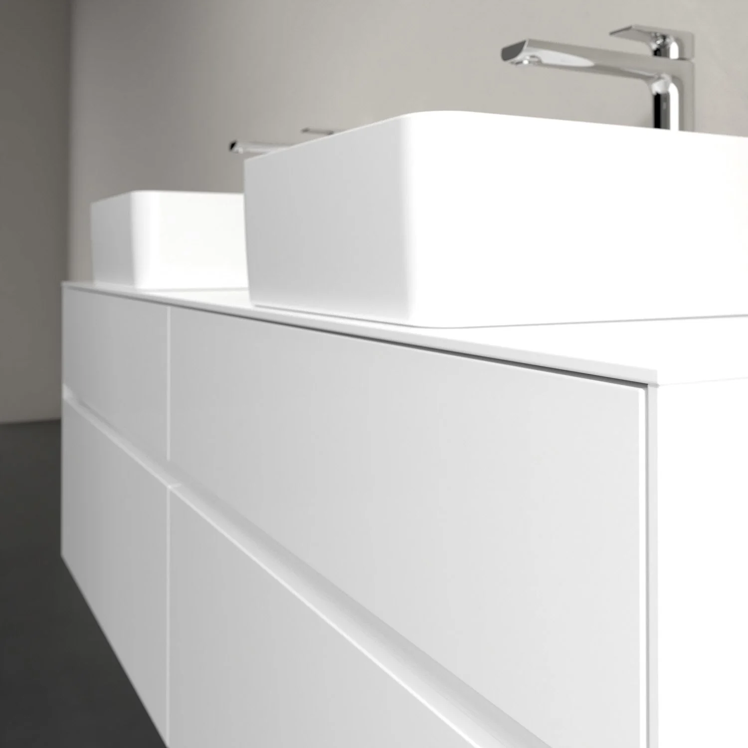 Villeroy & Boch Collaro Waschtischunterschrank 160 x 54,8 cm mit 4 Auszügen, für WT beidseitig Bild 6