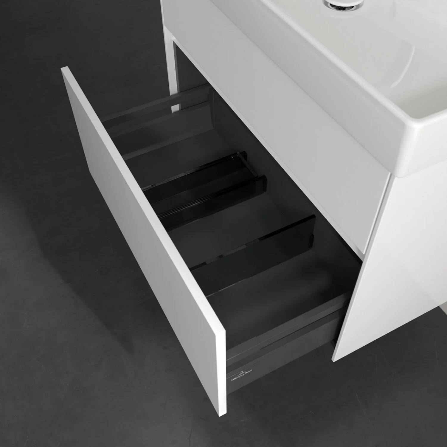 Villeroy & Boch Collaro Waschtischunterschrank 75,4 x 54,6 cm mit 2 Auszügen Bild 7