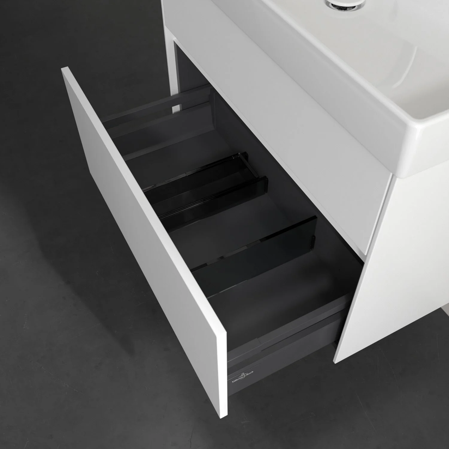 Villeroy & Boch Collaro Waschtischunterschrank 75,4 x 54,6 cm mit 2 Auszügen Bild 7