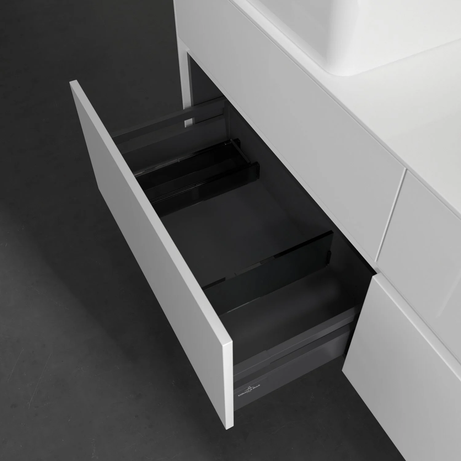 Villeroy & Boch Collaro Waschtischunterschrank 140 x 54,8 cm mit 4 Auszügen, für  WT beidseitig Bild 7