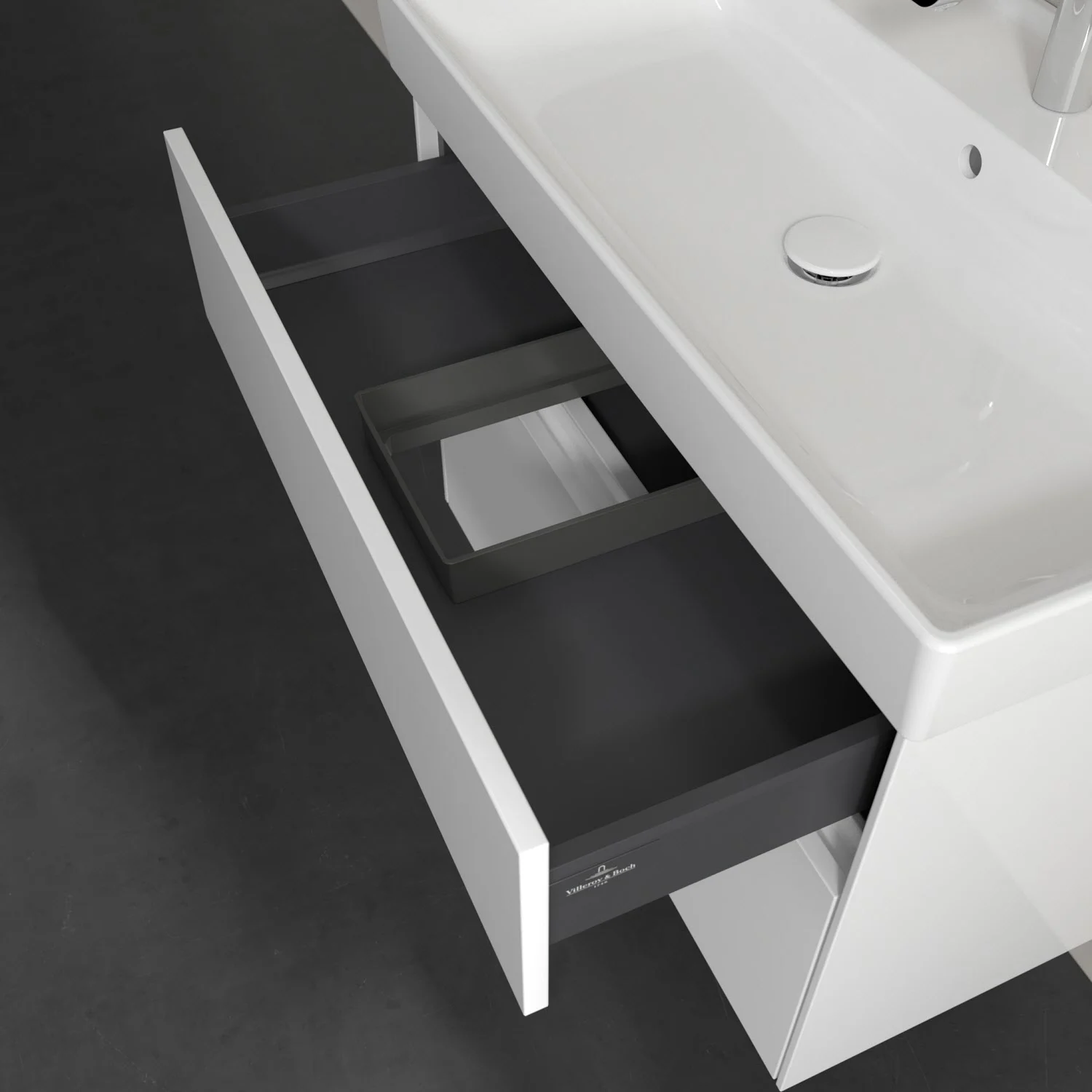 Villeroy & Boch Collaro Waschtischunterschrank 75,4 x 54,6 cm mit 2 Auszügen Bild 8