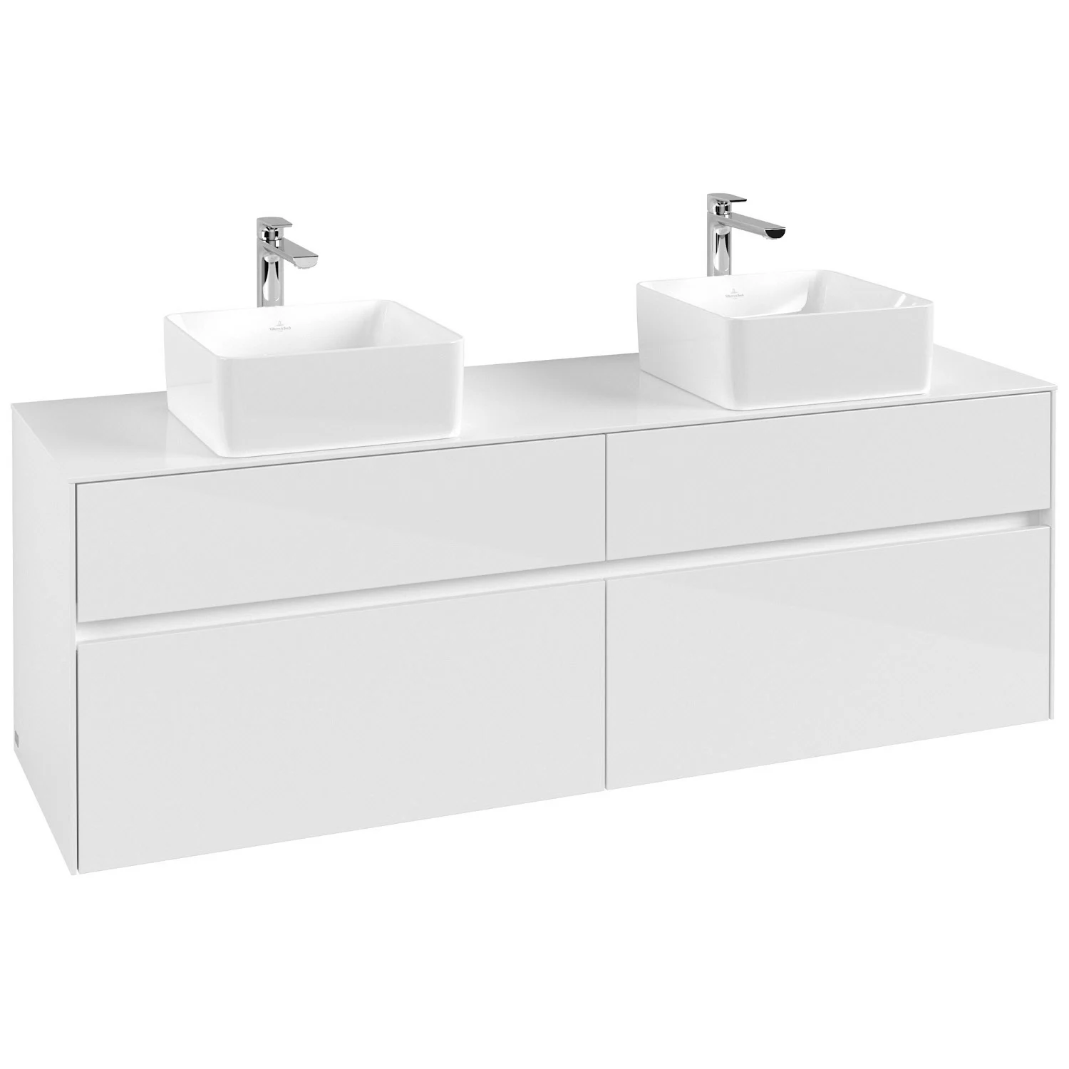 Villeroy & Boch Collaro Waschtischunterschrank 160 x 54,8 cm mit 4 Auszügen, für WT beidseitig Bild 2