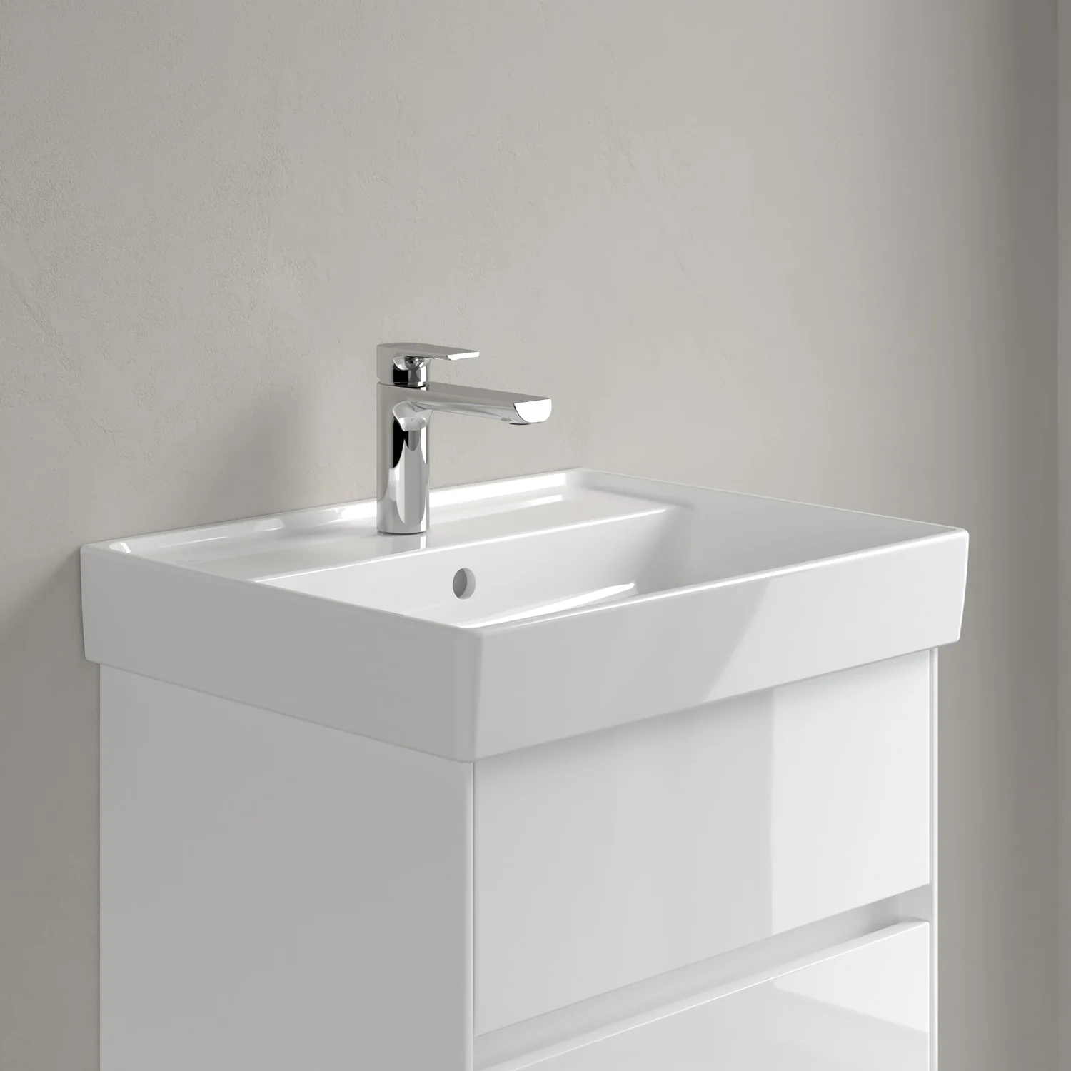 Villeroy & Boch Collaro Schrankwaschtisch 55 cm mit Überlauf, 1 Hahnloch Bild 6