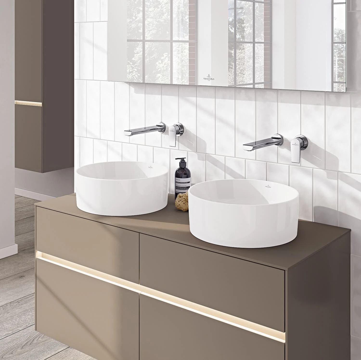 Villeroy & Boch Collaro Aufsatzwaschtisch 40 cm rund ohne Überlauf, ohne Hahnloch Bild 3