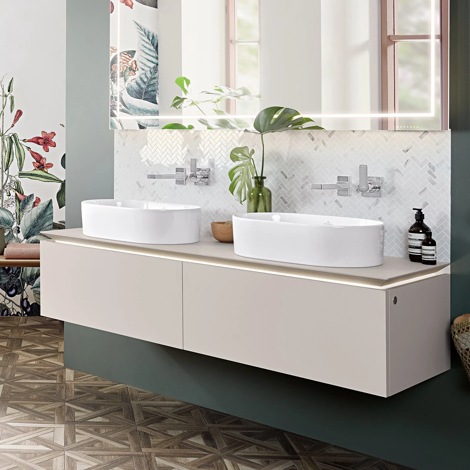 Villeroy & Boch Collaro Aufsatzwaschtisch 56 cm oval ohne Überlauf, ohne Hahnloch Bild 3
