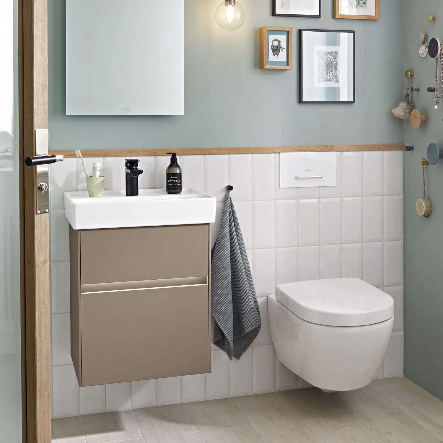 Villeroy & Boch Collaro Schrankwaschtisch 55 cm mit Überlauf, 1 Hahnloch Bild 7