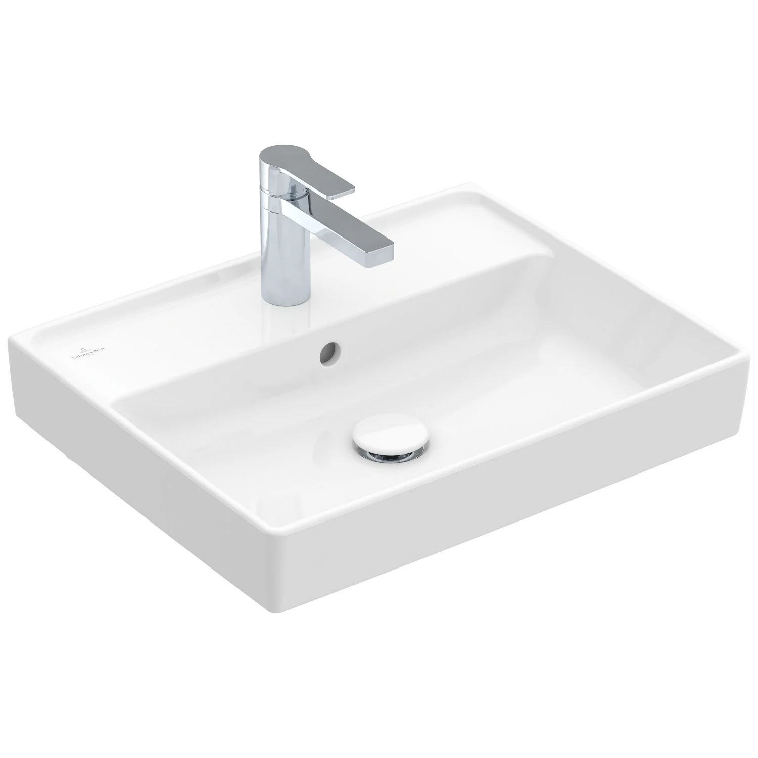 Villeroy & Boch Collaro Schrankwaschtisch 55 cm mit Überlauf, 1 Hahnloch Bild 2