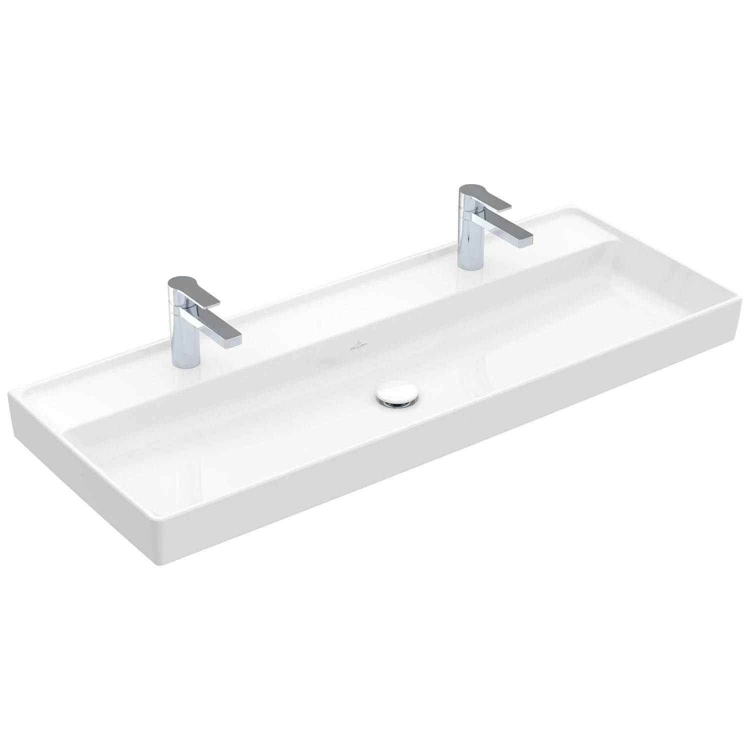 Villeroy & Boch Collaro Schrankwaschtisch 120 cm ohne Überlauf, 2 Hahnlöcher Bild 2