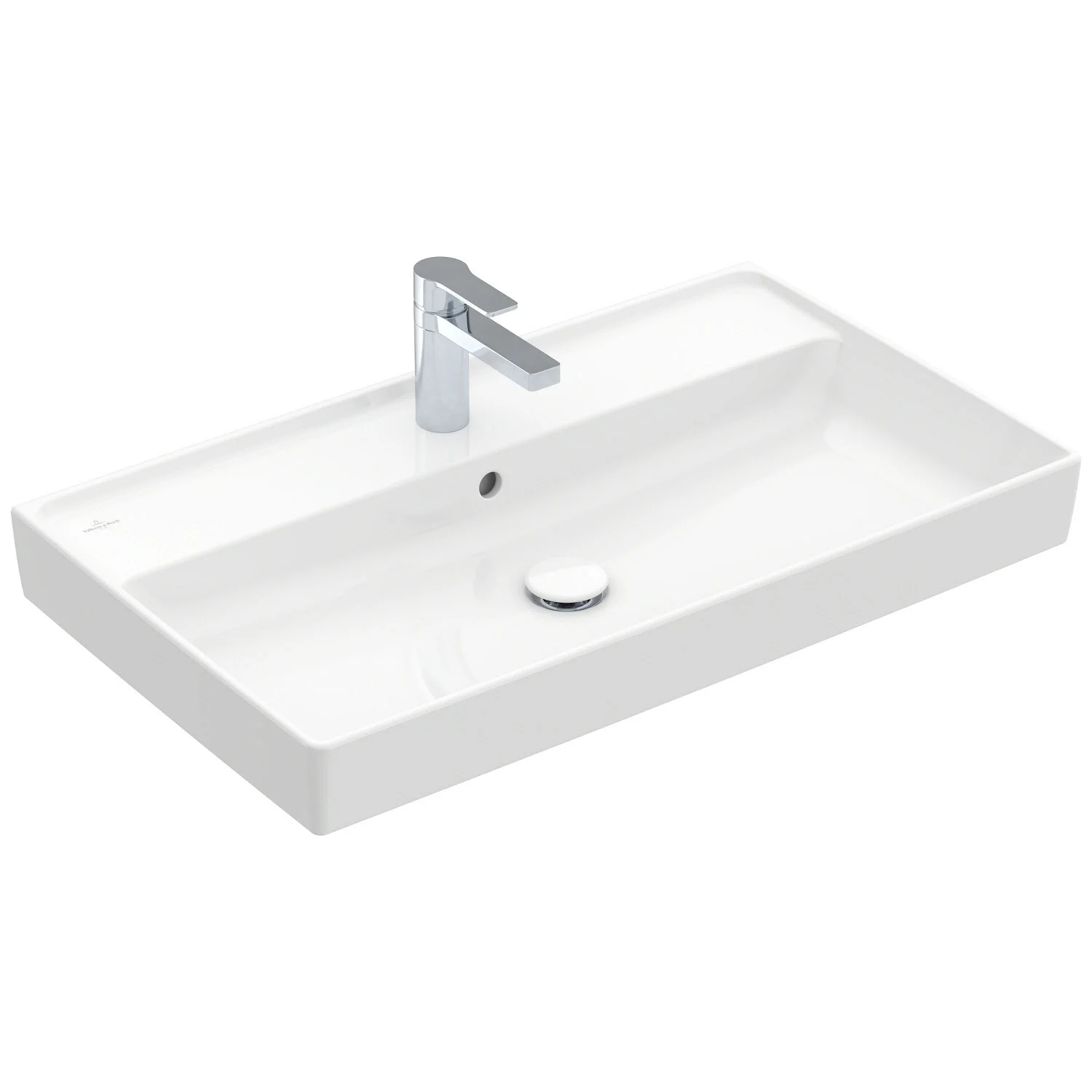 Villeroy & Boch Collaro Schrankwaschtisch 80 cm mit Überlauf, 1 Hahnloch Bild 2