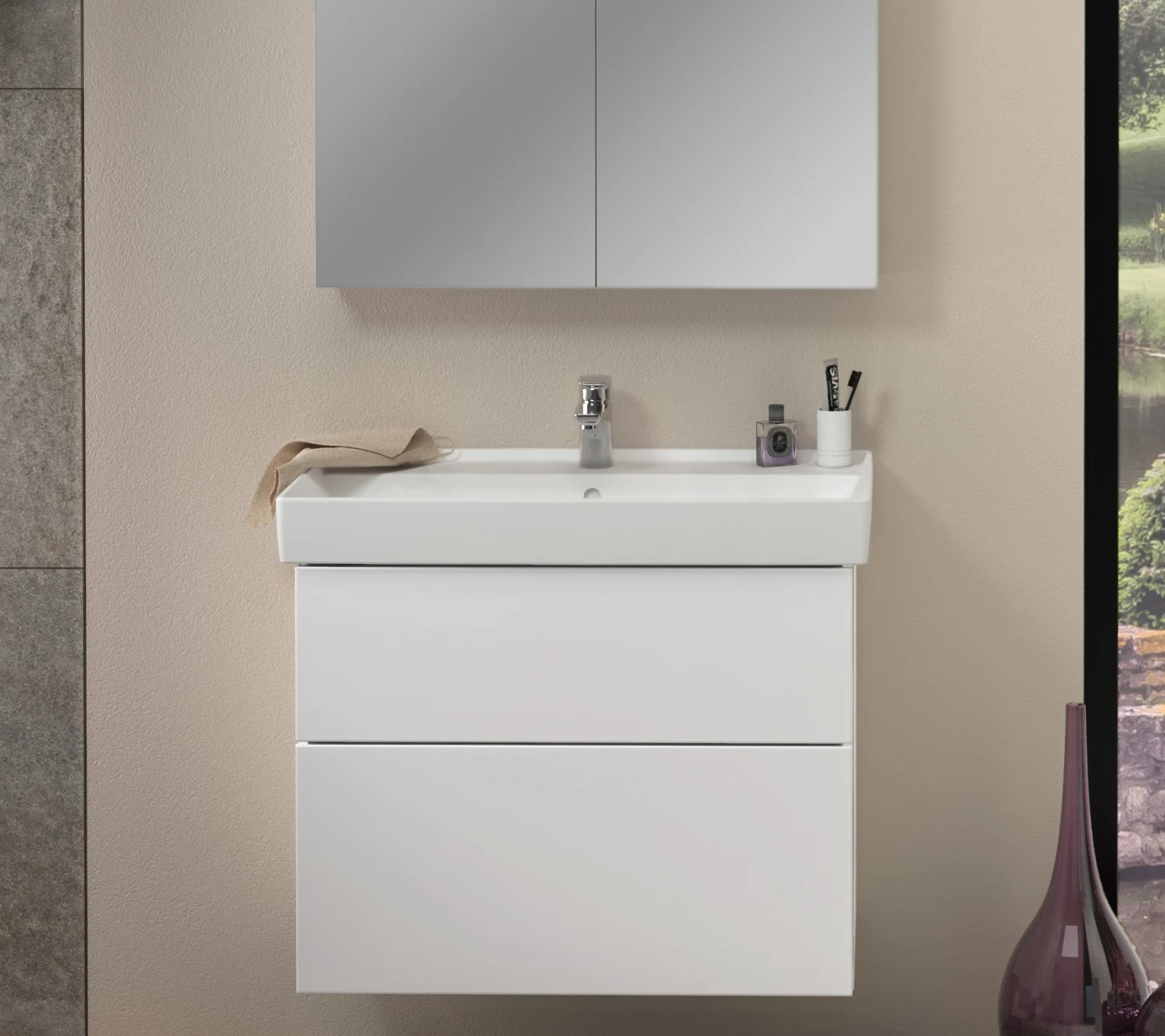 Villeroy & Boch Collaro Schrankwaschtisch 80 cm mit Überlauf, 1 Hahnloch Bild 3
