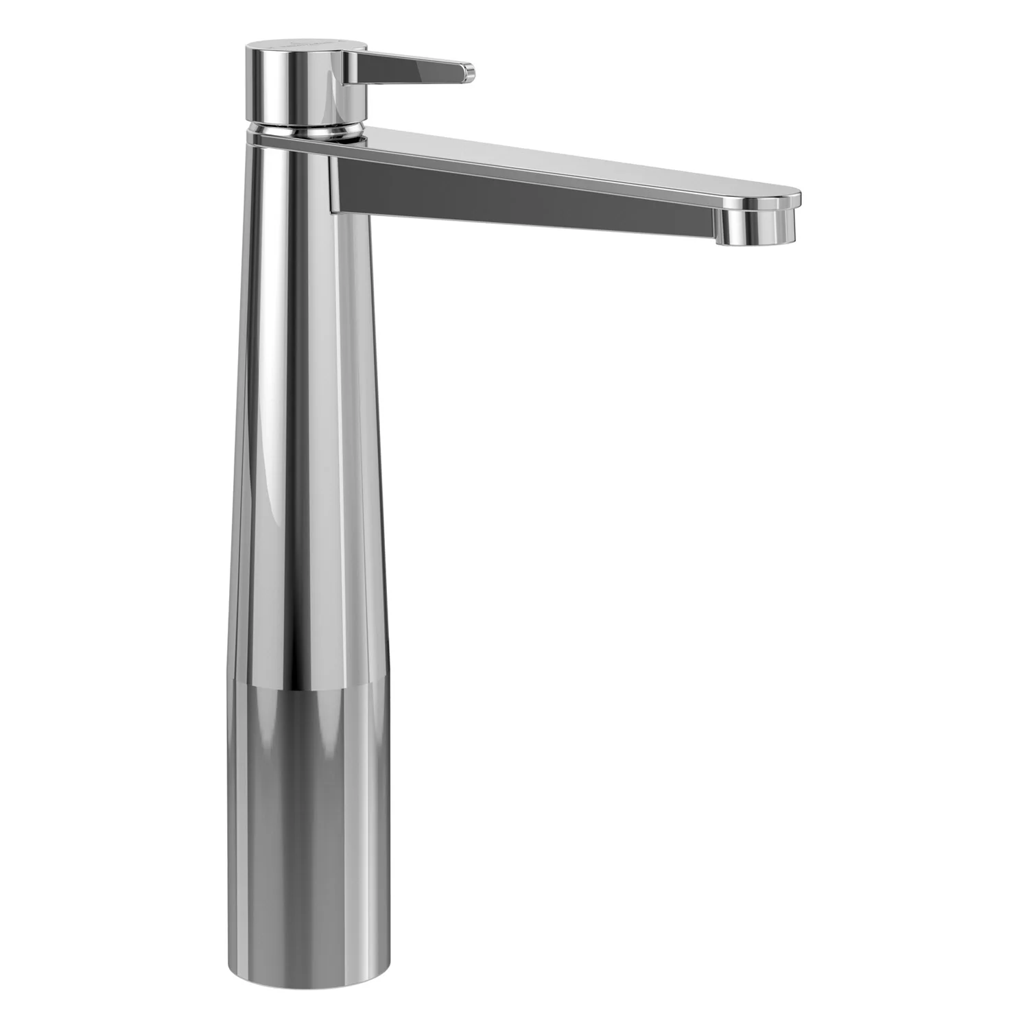 Chromowana bateria w widoku bocznym, Villeroy & Boch
