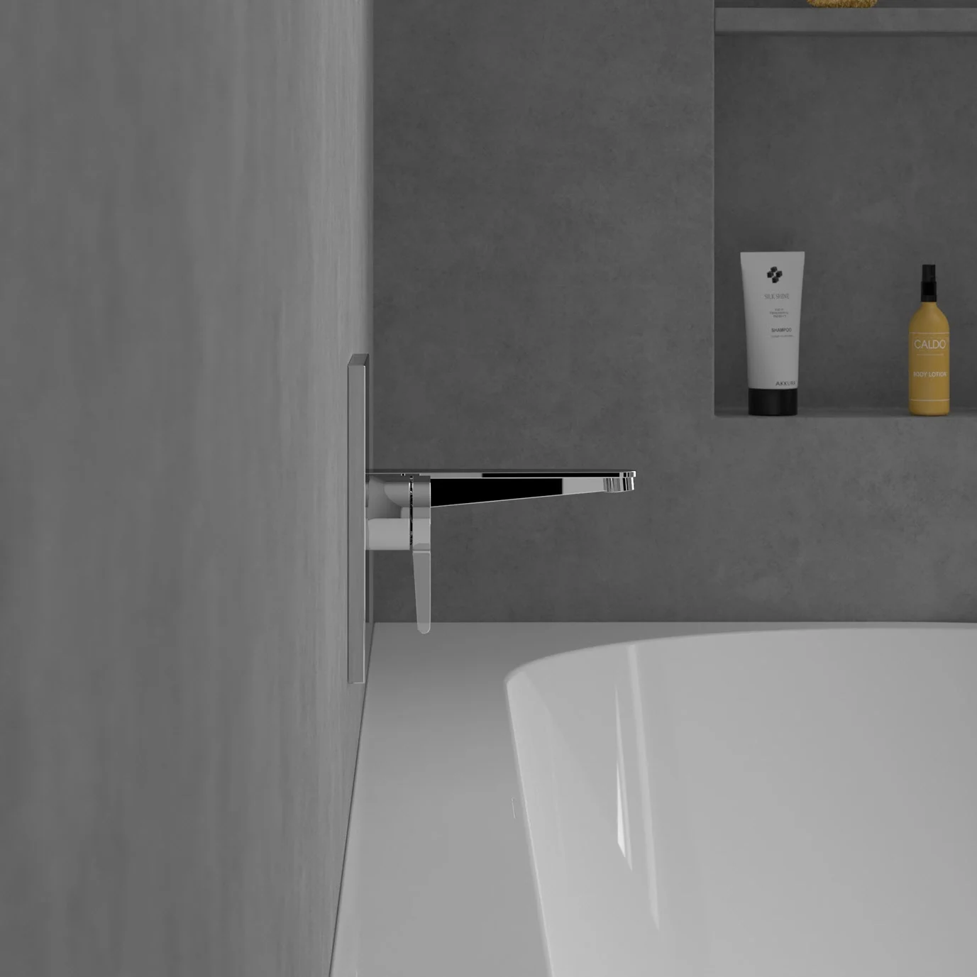 Villeroy & Boch Conum Badewannenauslauf für Wandmontage Bild 3