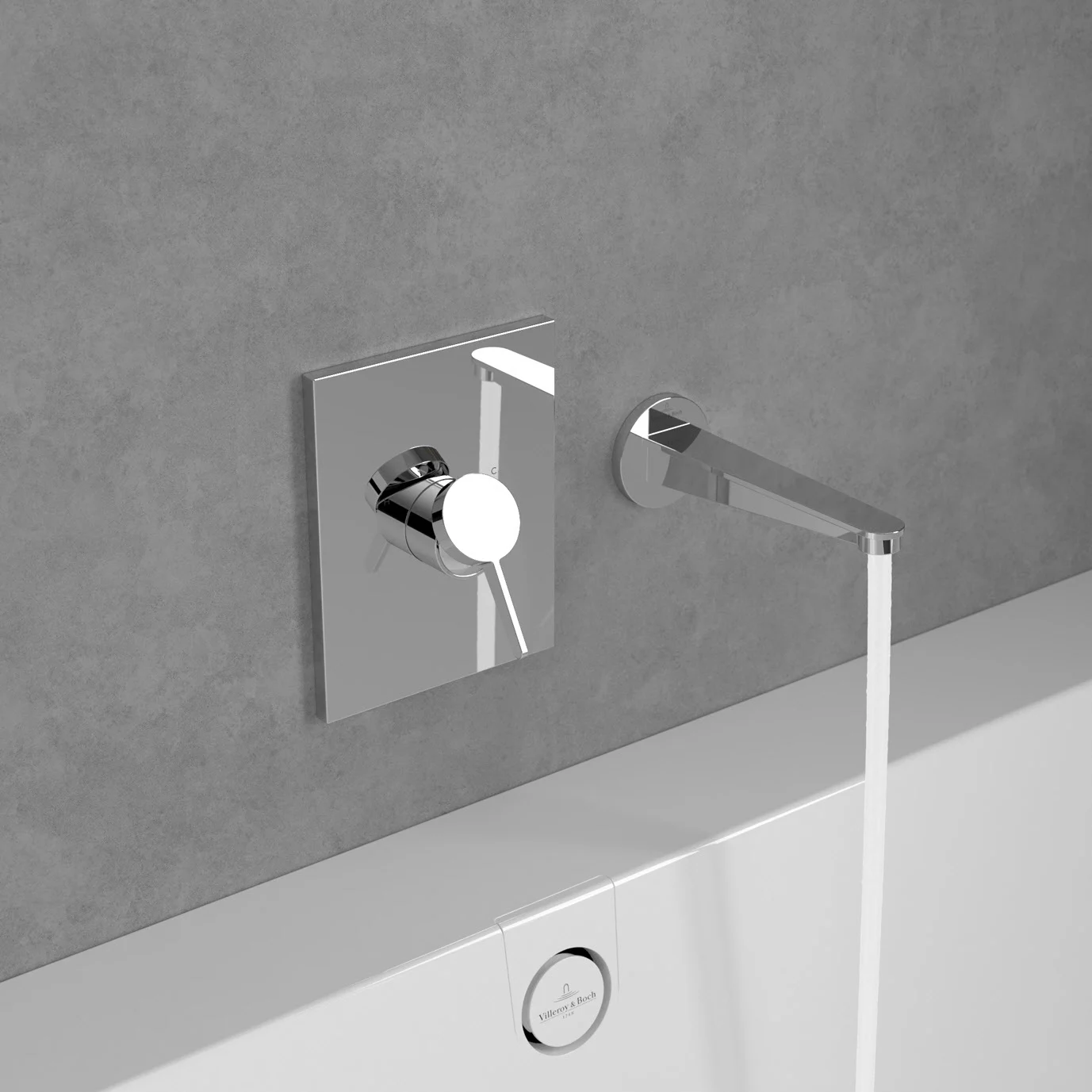 Villeroy & Boch Conum Badewannenauslauf für Wandmontage Bild 7