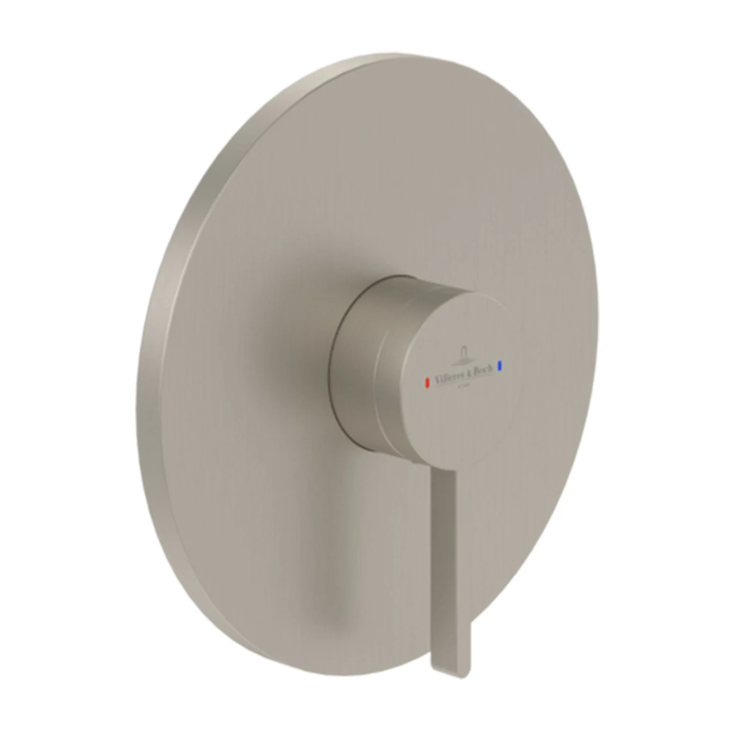 Niklowana bateria widok z przodu wycięta, Villeroy & Boch