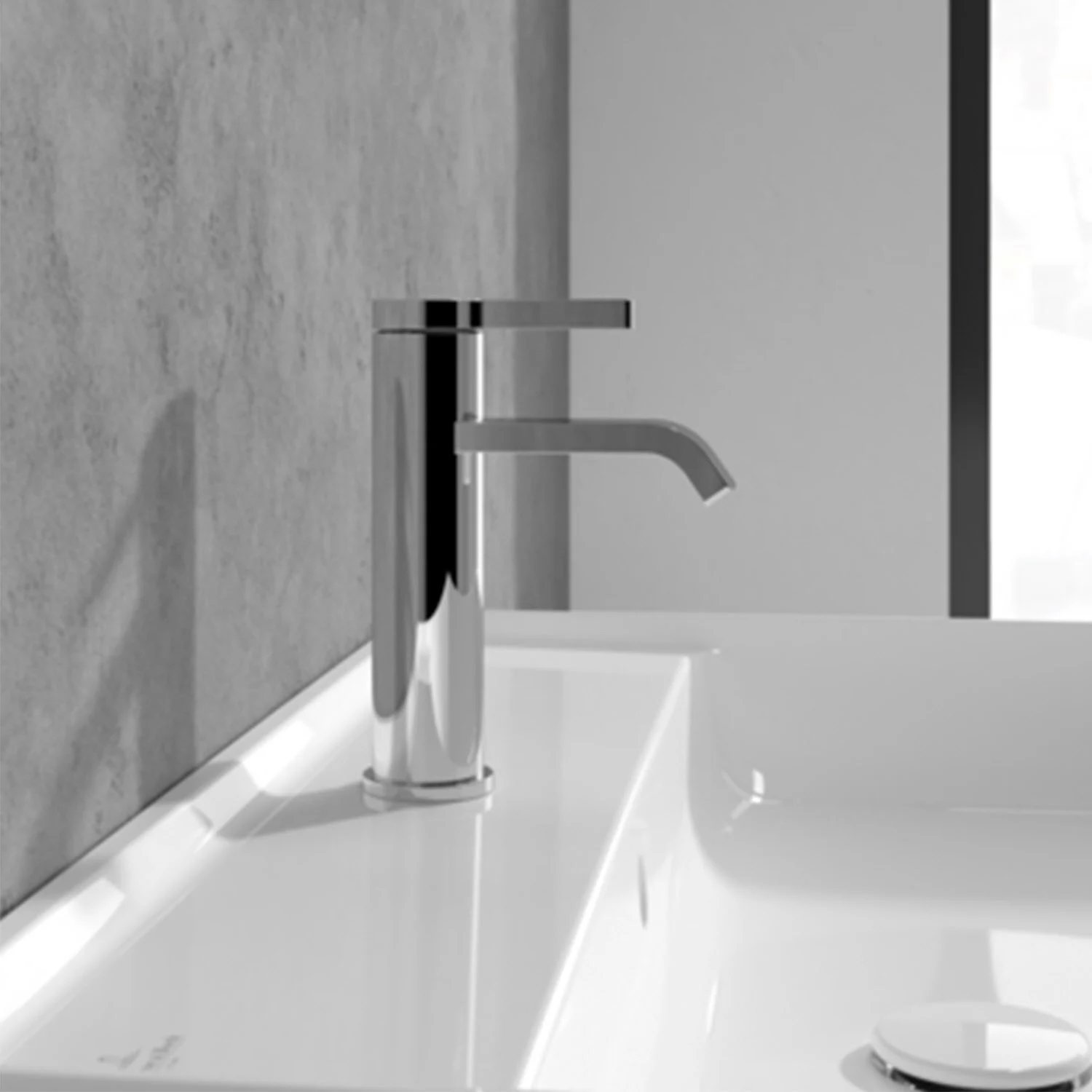 Chromowana bateria na umywalce, Villeroy & Boch