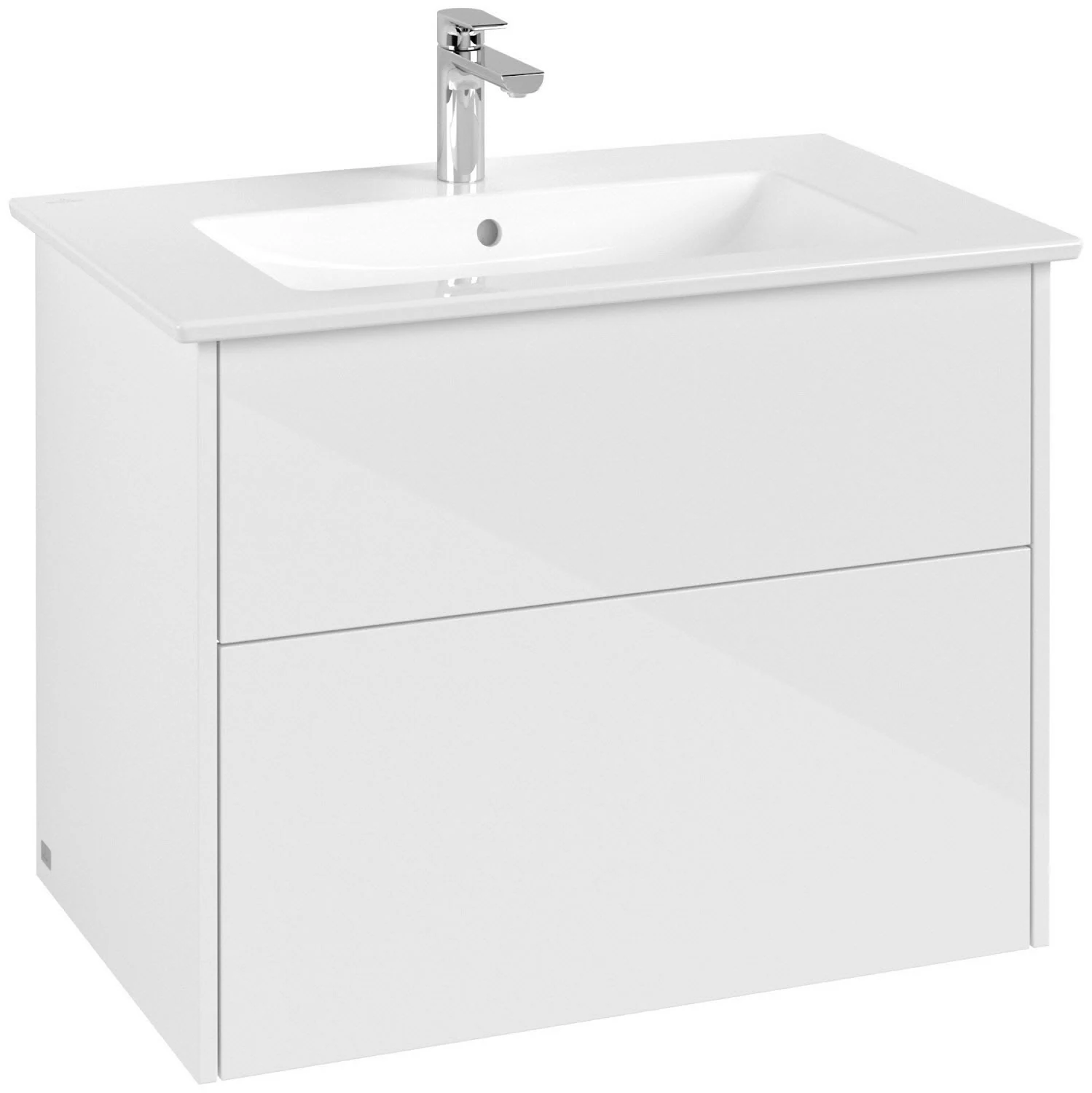 Villeroy & Boch Finero Waschtischunterschrank 80 cm mit Waschtisch, 2 Auszüge Bild 9