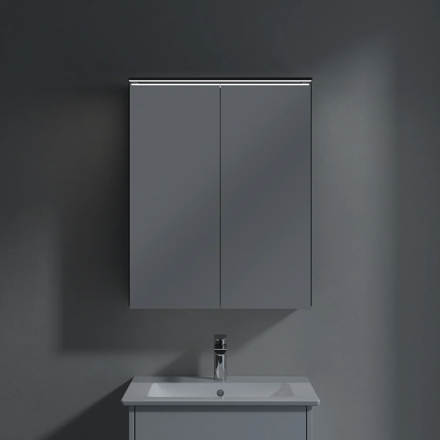 Villeroy & Boch Finero Vorbau-Spiegelschrank mit Beleuchtung 60,7 x 75,8 cm Bild 6