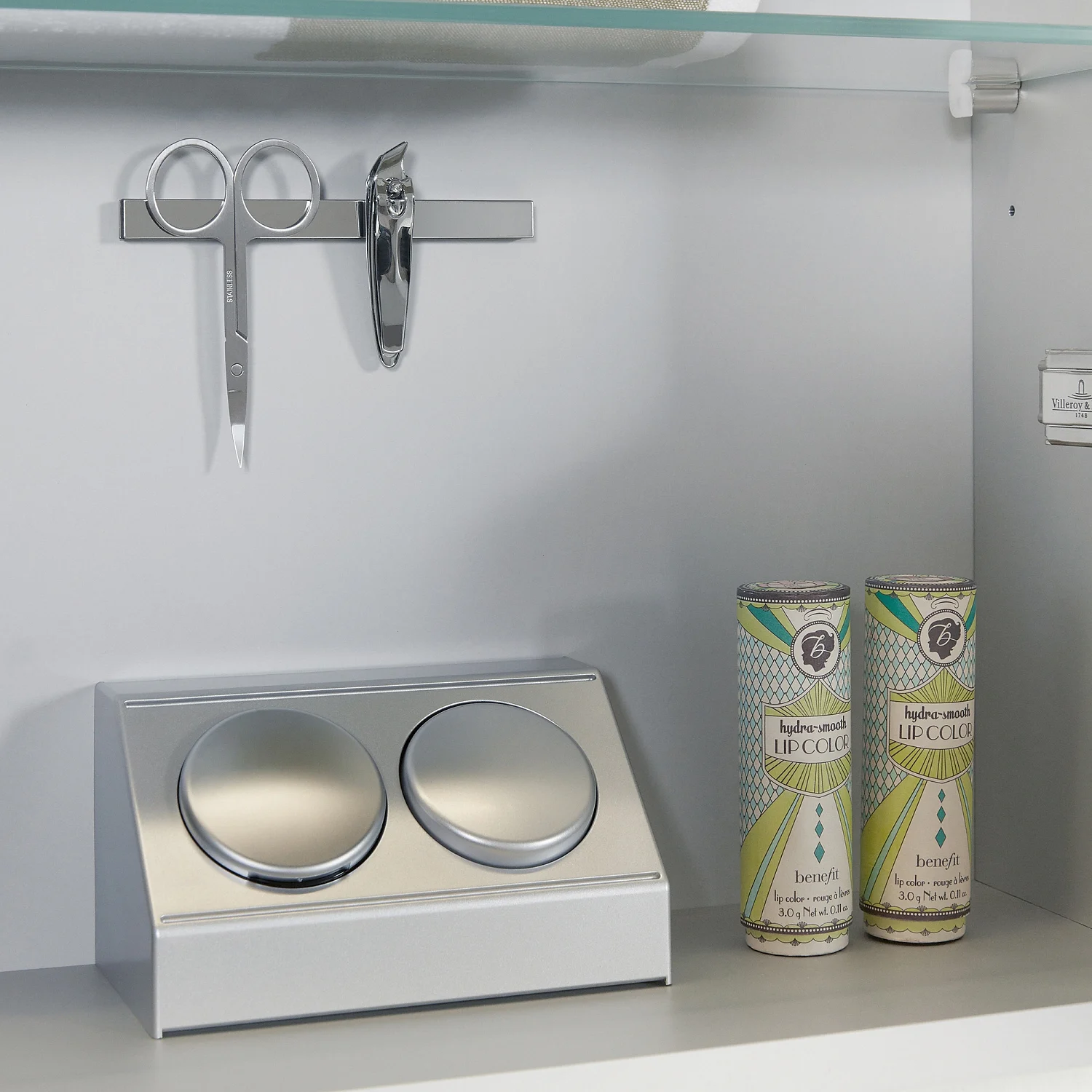 Villeroy & Boch Finero Vorbau-Spiegelschrank mit Beleuchtung 100,7 x 75,8 cm Bild 6