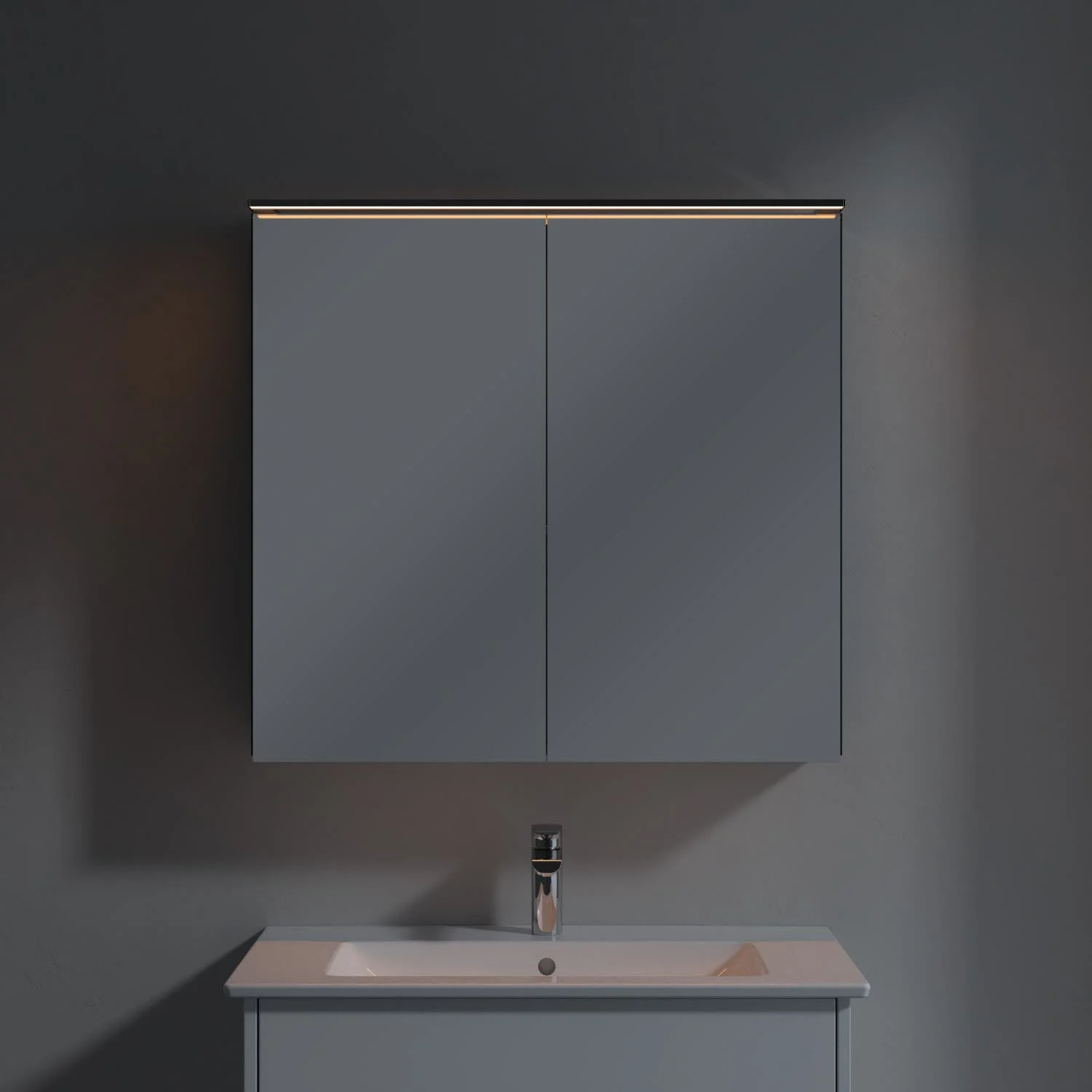 Villeroy & Boch Finero Vorbau-Spiegelschrank mit Beleuchtung 80,7 x 75,8 cm Bild 12