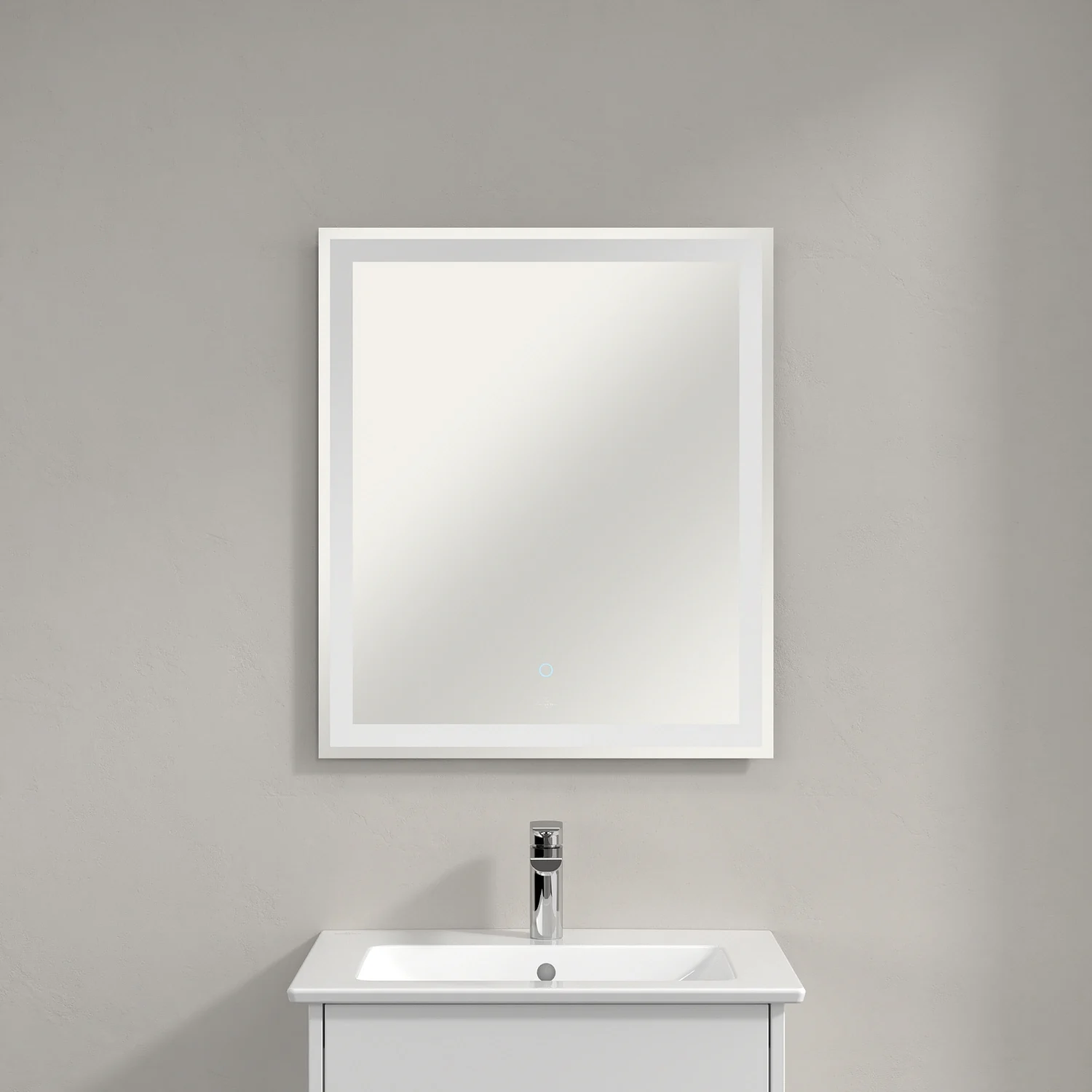 Villeroy & Boch Finero Badspiegel 60 x 70 cm mit umlaufendem LED-Lichtband Bild 2