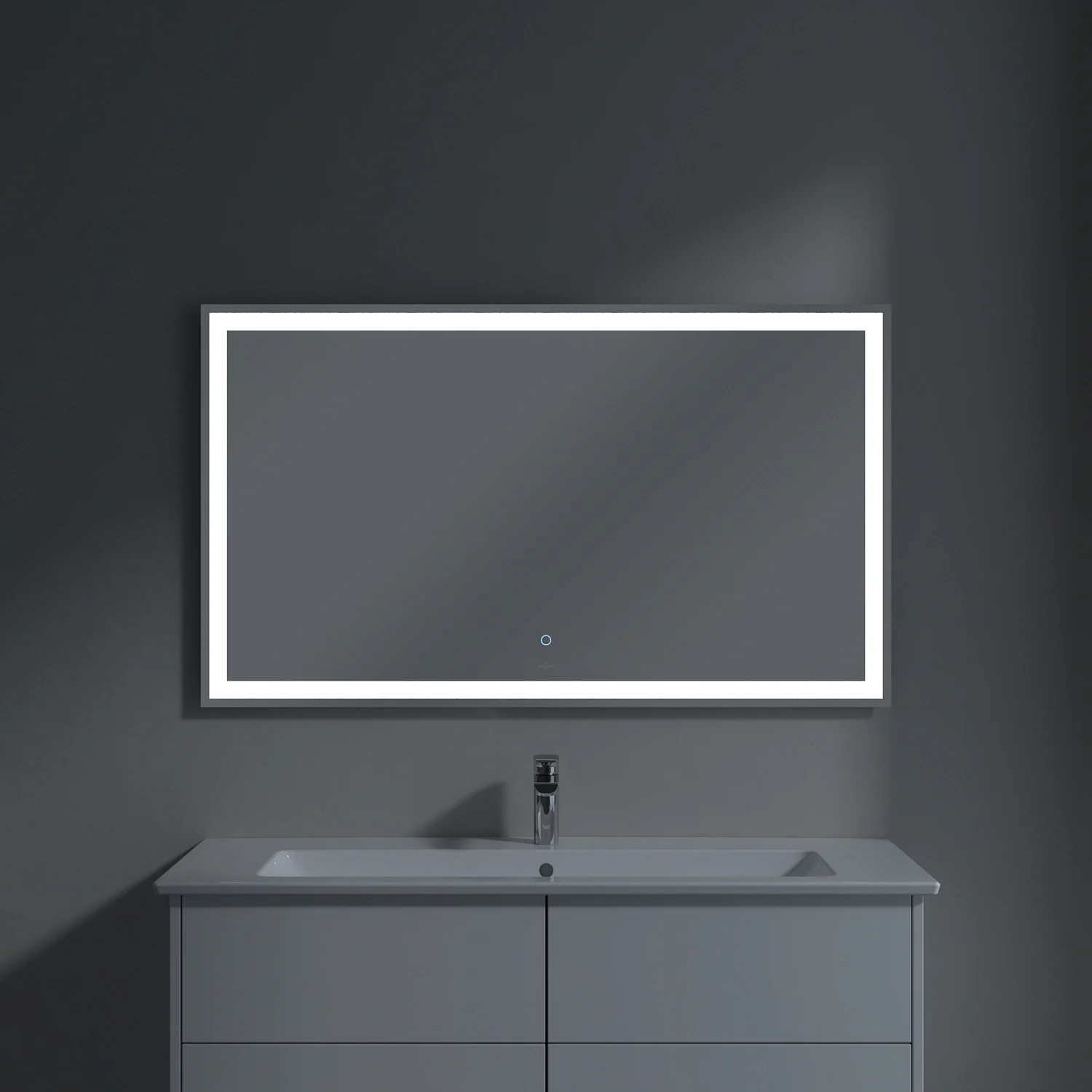 Villeroy & Boch Finero Badspiegel 120 x 70 cm mit umlaufendem LED-Lichtband Bild 6