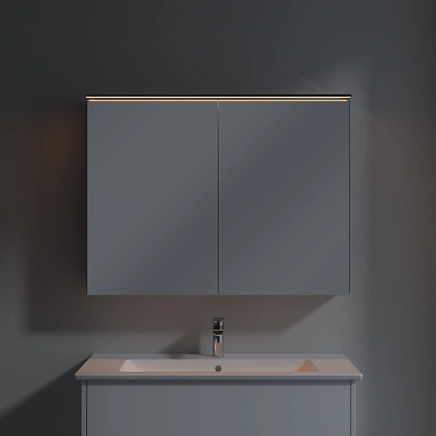 Villeroy & Boch Finero Vorbau-Spiegelschrank mit Beleuchtung 100,7 x 75,8 cm Bild 10