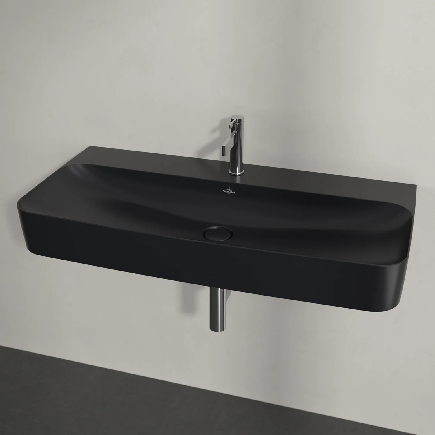 Umywalka Villeroy & Boch Finion 100 cm z jednym otworem na baterię, z przelewem ViFlow